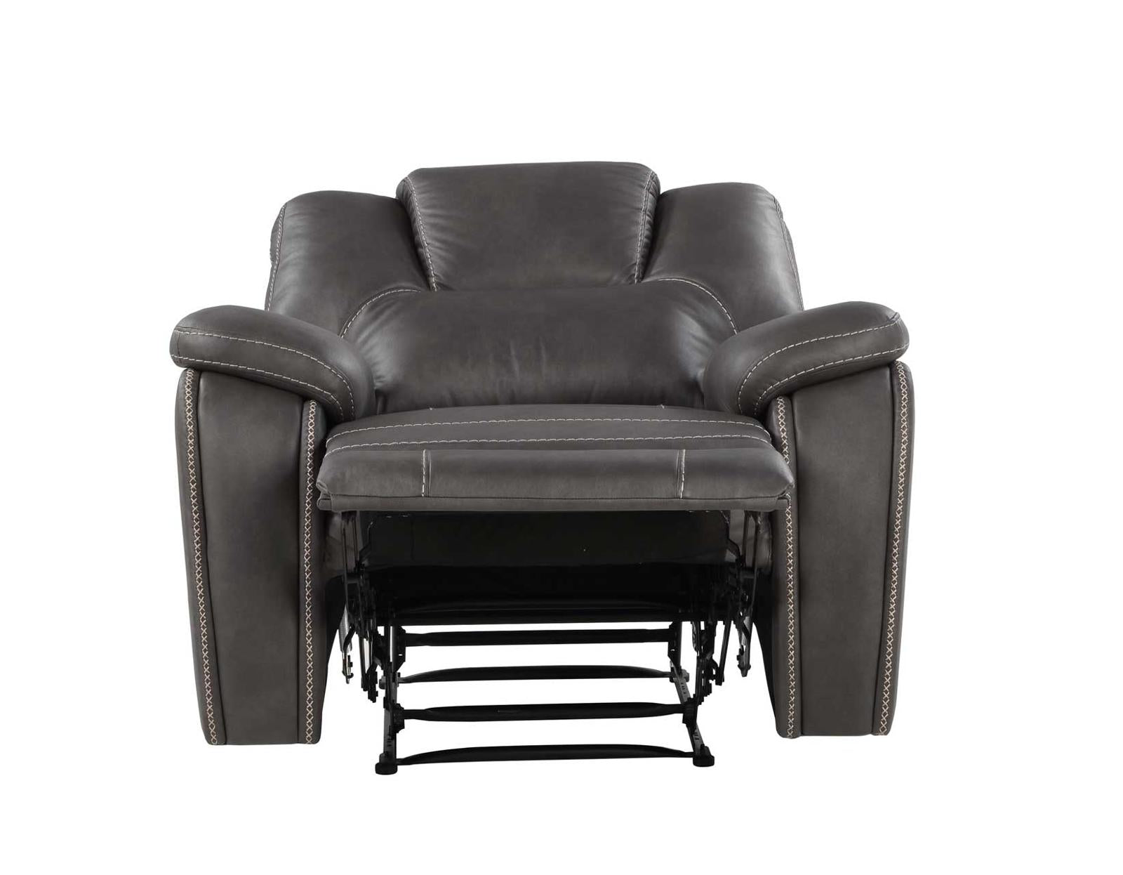 Steve Silver Katrine Manual Recliner Chair in Charcoal - Luxury Home Furniture (MI)
