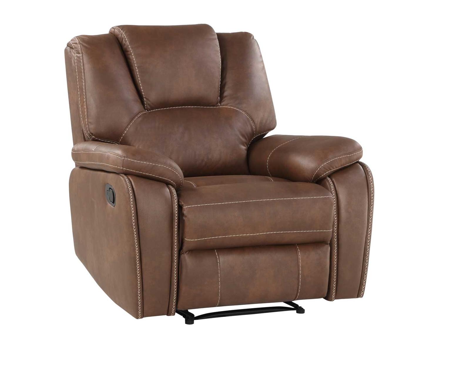 Steve Silver Katrine Manual Recliner in Chestnut Brown - Luxury Home Furniture (MI)