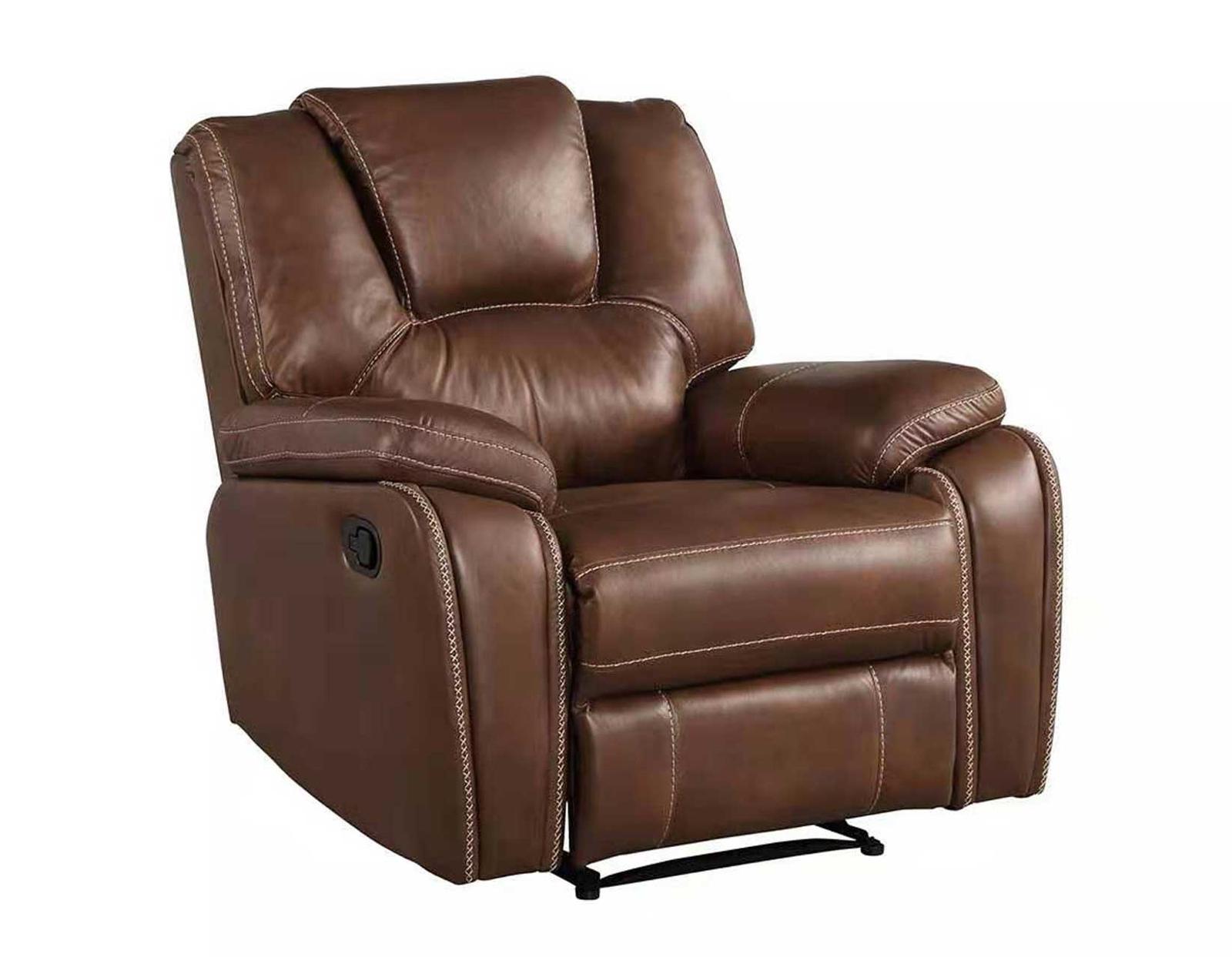 Steve Silver Katrine Manual Recliner in Chestnut Brown - Luxury Home Furniture (MI)