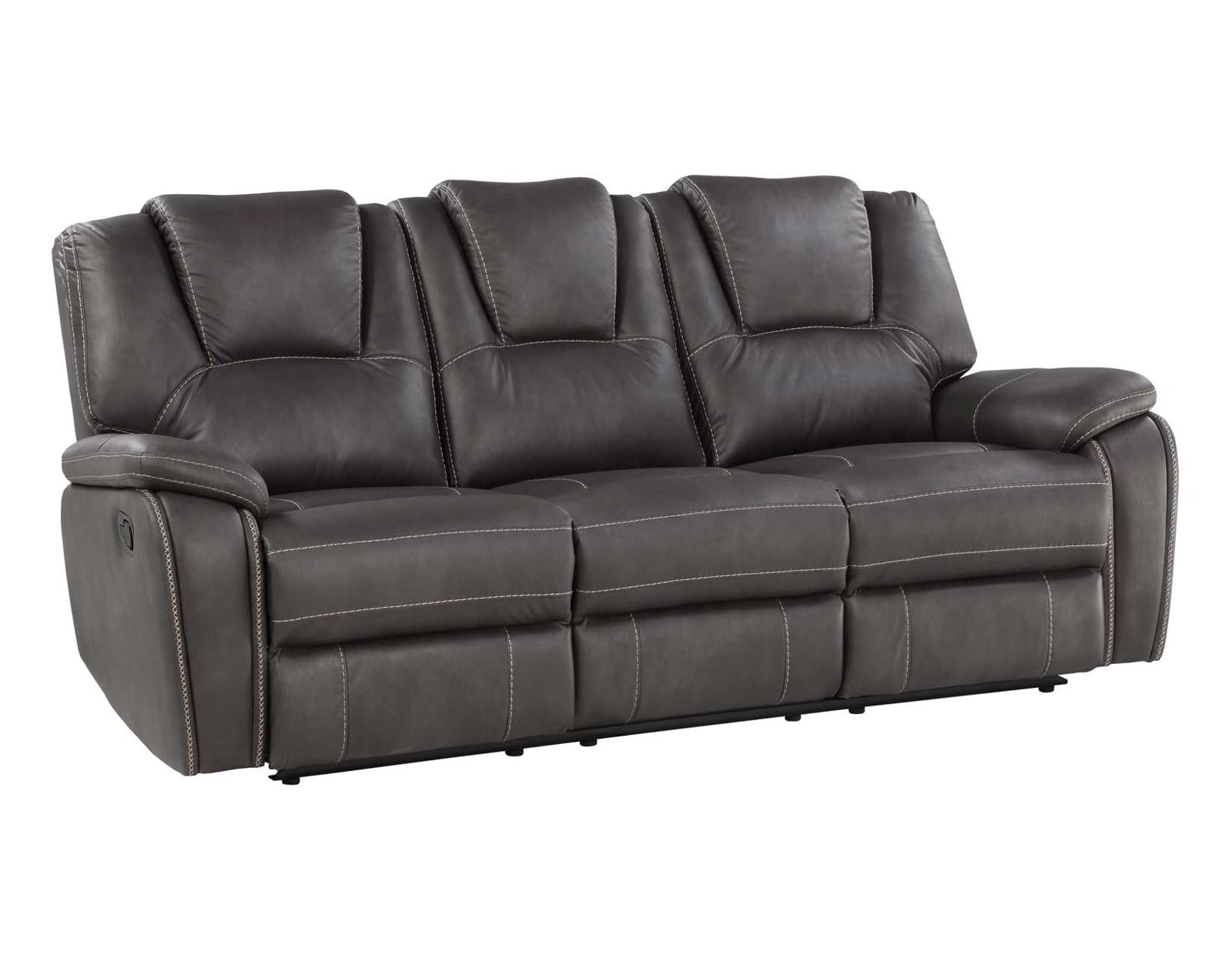 Steve Silver Katrine Manual Reclining Sofa in Charcoal - Luxury Home Furniture (MI)
