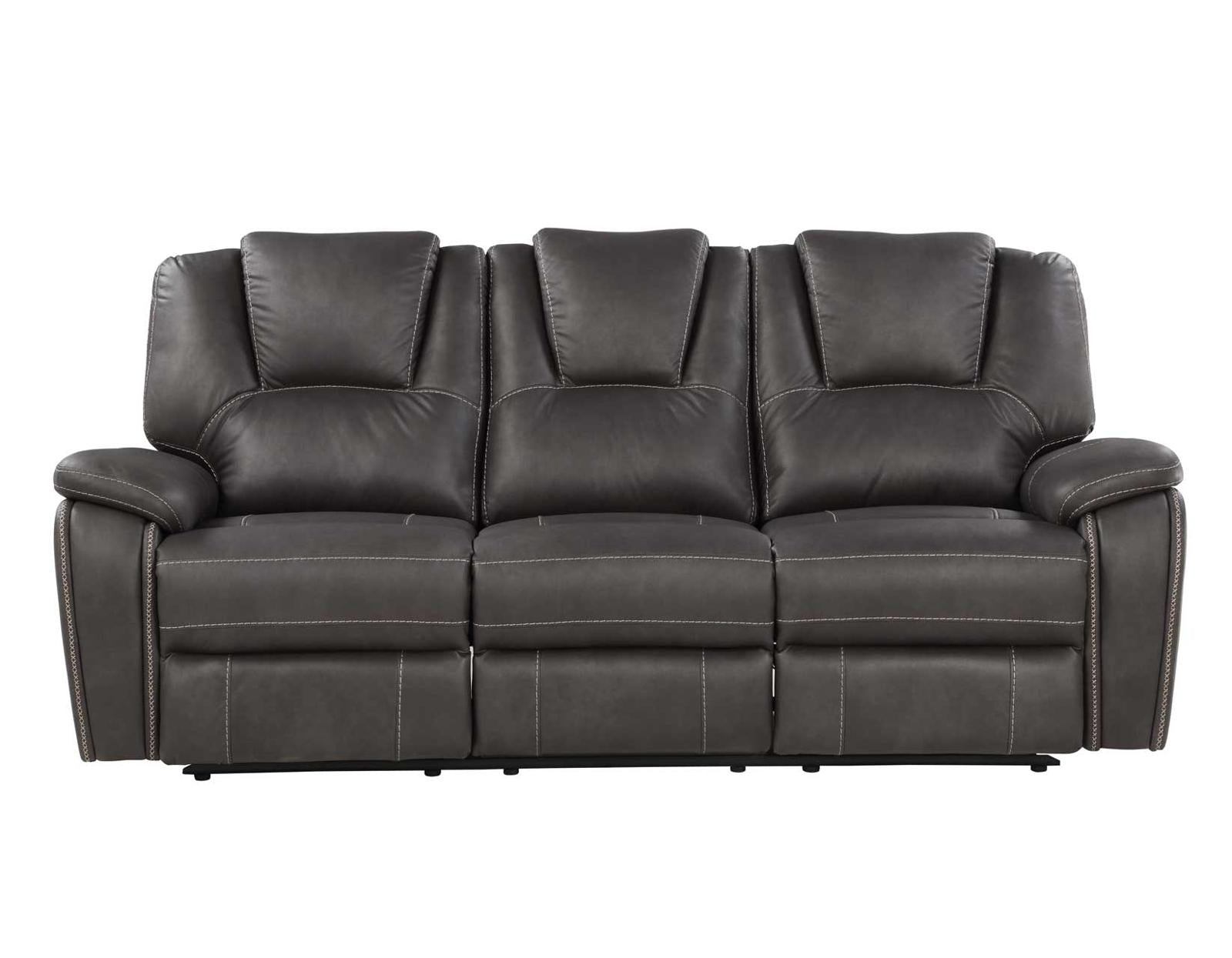 Steve Silver Katrine Manual Reclining Sofa in Charcoal - Luxury Home Furniture (MI)