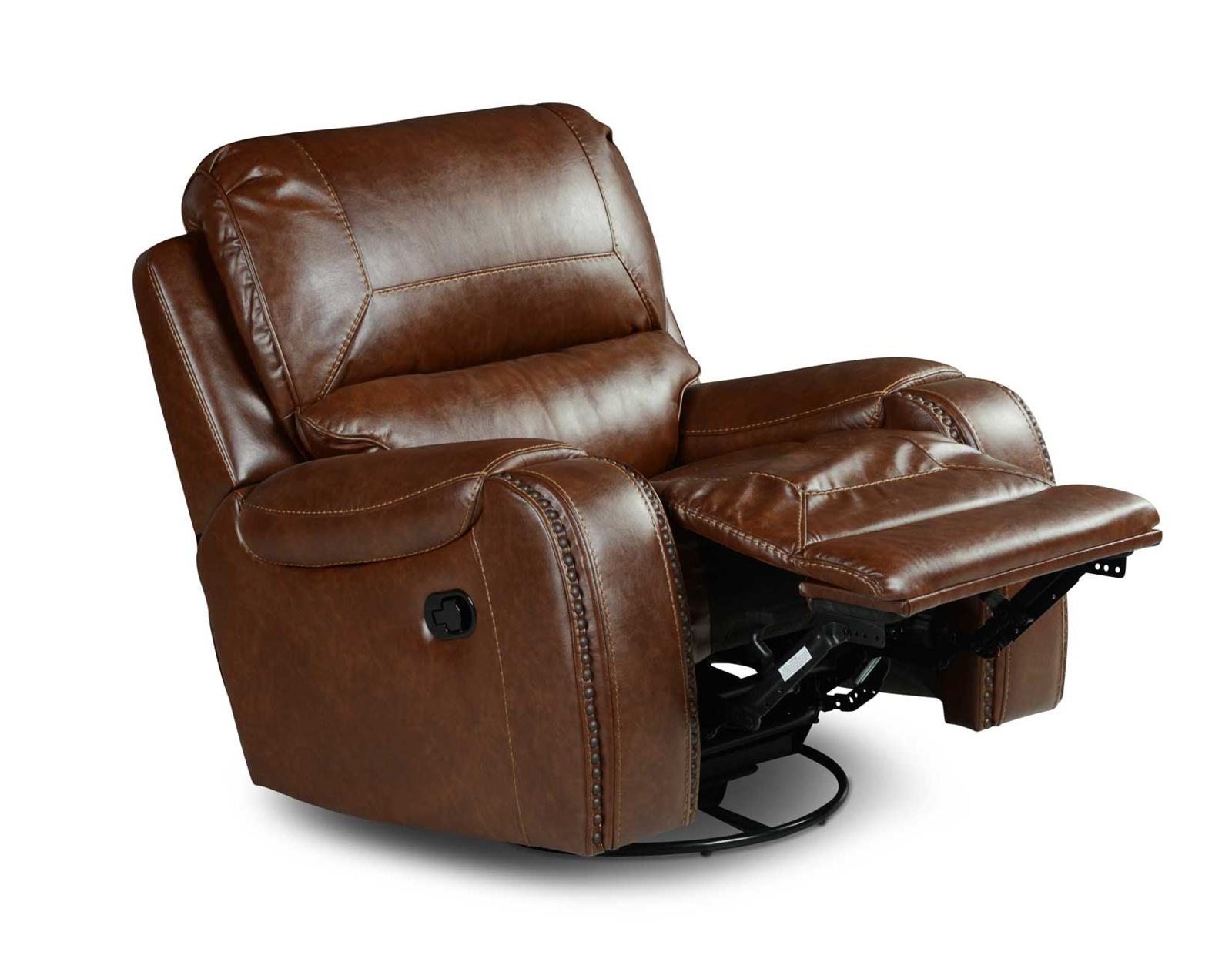 Steve Silver Keily Manual Glider Recliner in Brown - Luxury Home Furniture (MI)