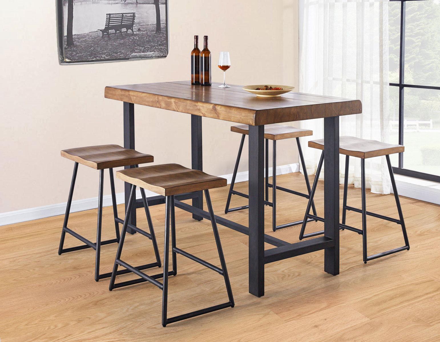 Steve Silver Landon Counter Stool in Natural Honey (Set of 2) - Luxury Home Furniture (MI)