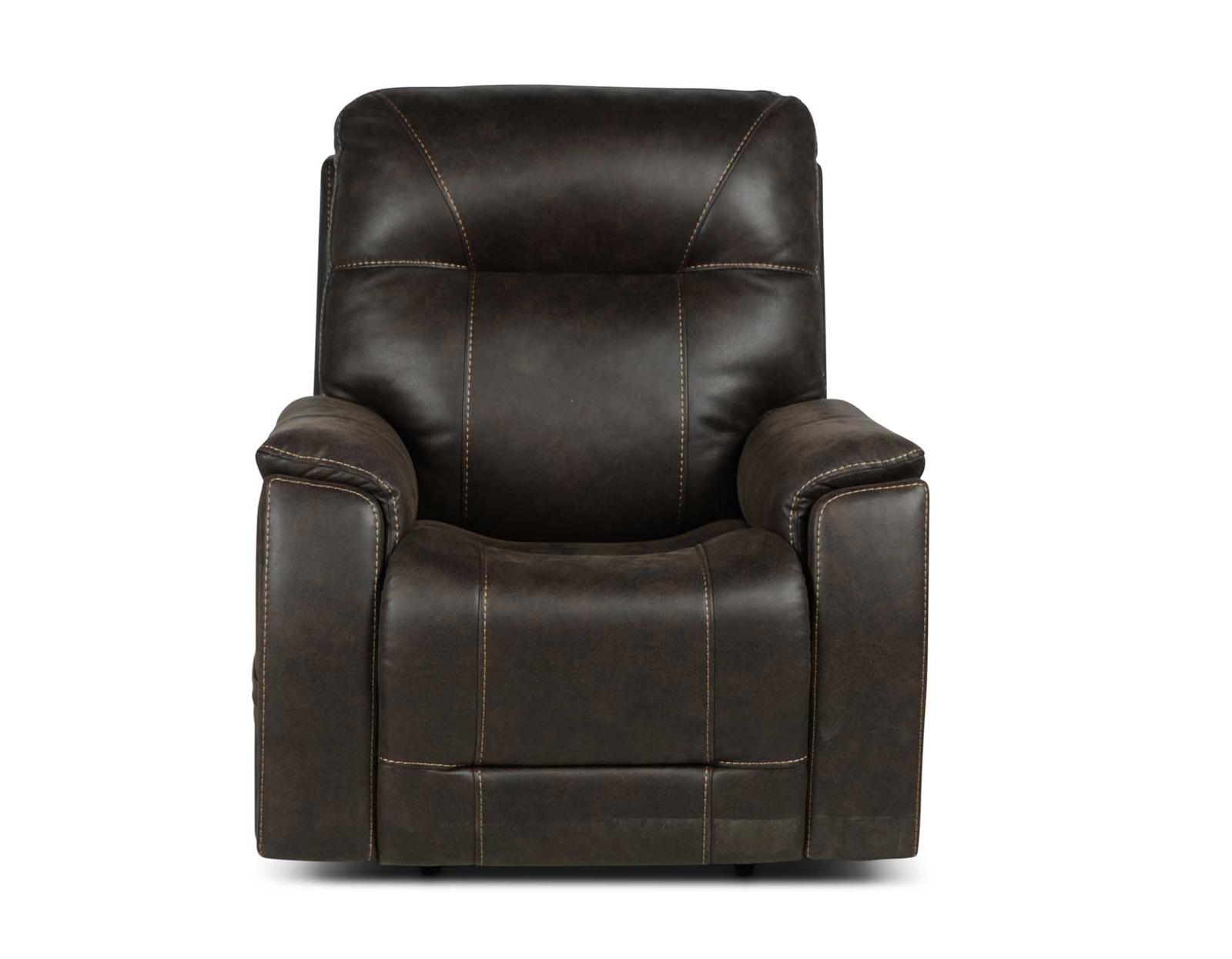 Steve Silver Lexington Triple-Power Media Recliner in Canyon Walnut - Luxury Home Furniture (MI)