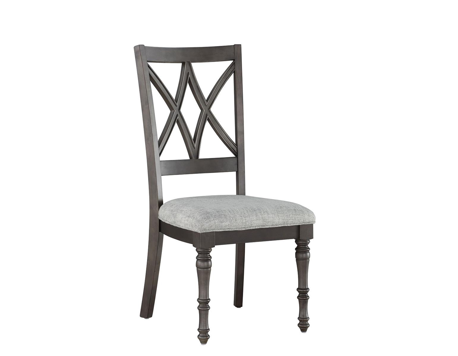 Steve Silver Linnett Side Chair in Slate - Luxury Home Furniture (MI)