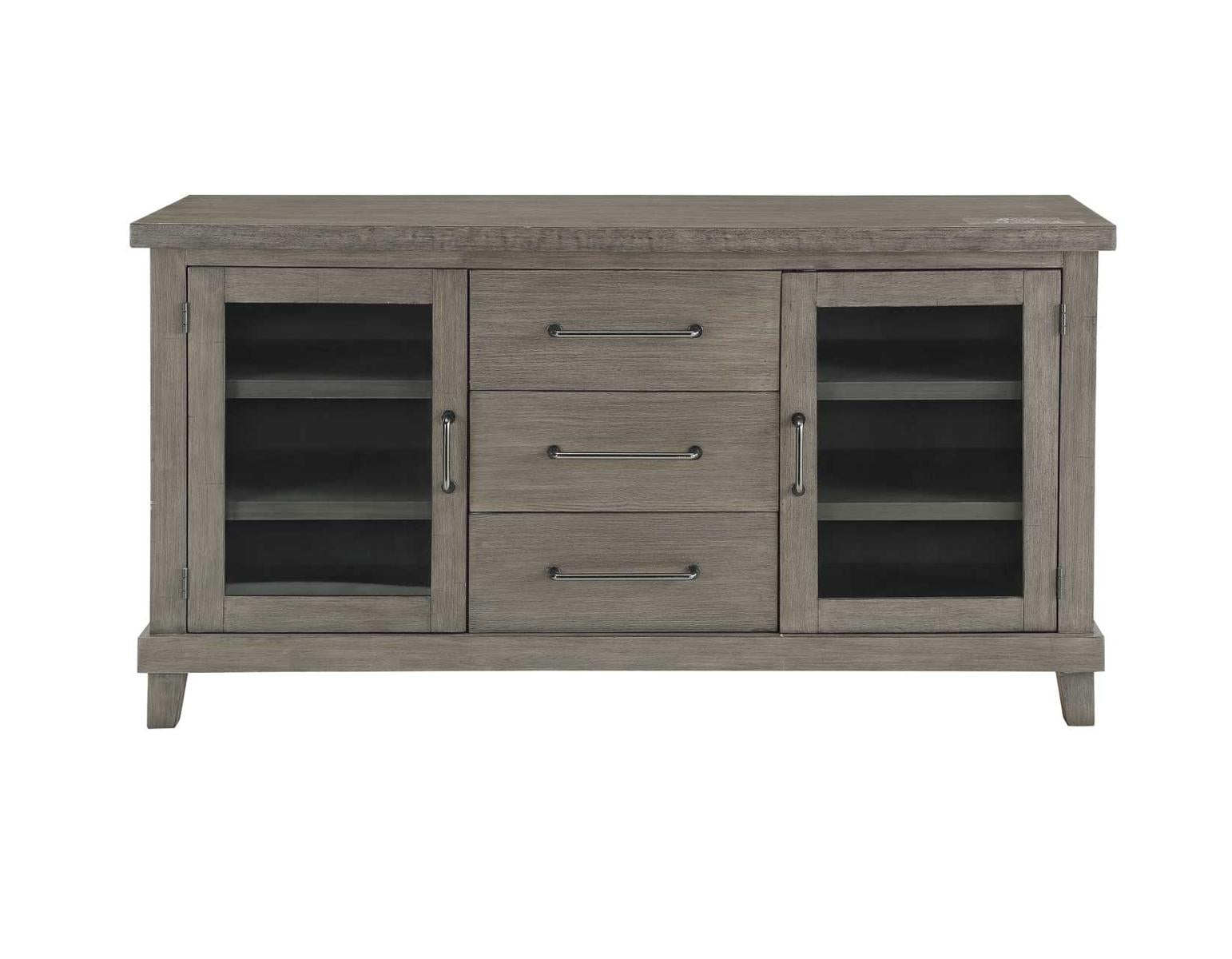 Steve Silver Mila Server in Washed Grey - Luxury Home Furniture (MI)