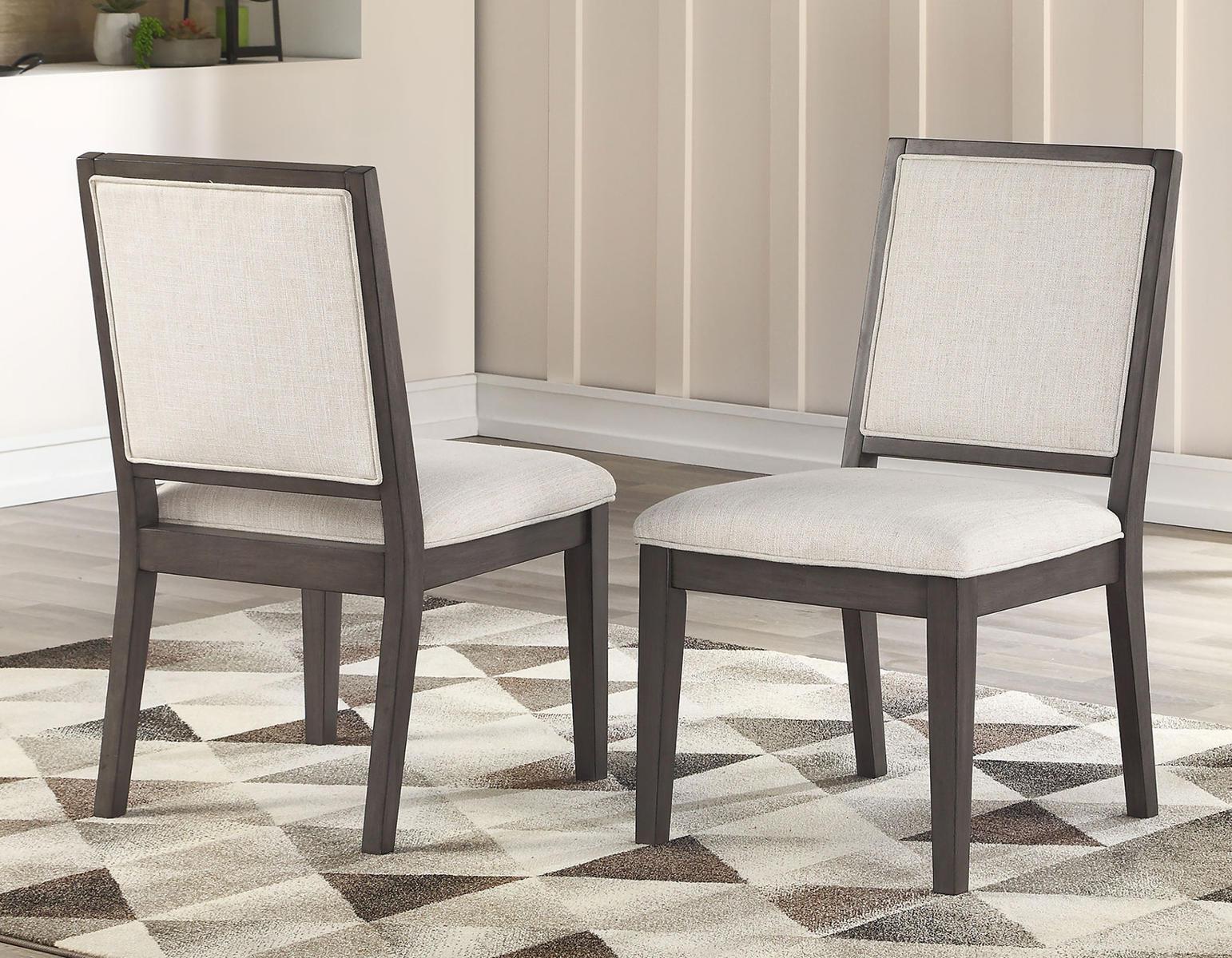 Steve Silver Mila Side Chair in Washed Grey (Set of 2)