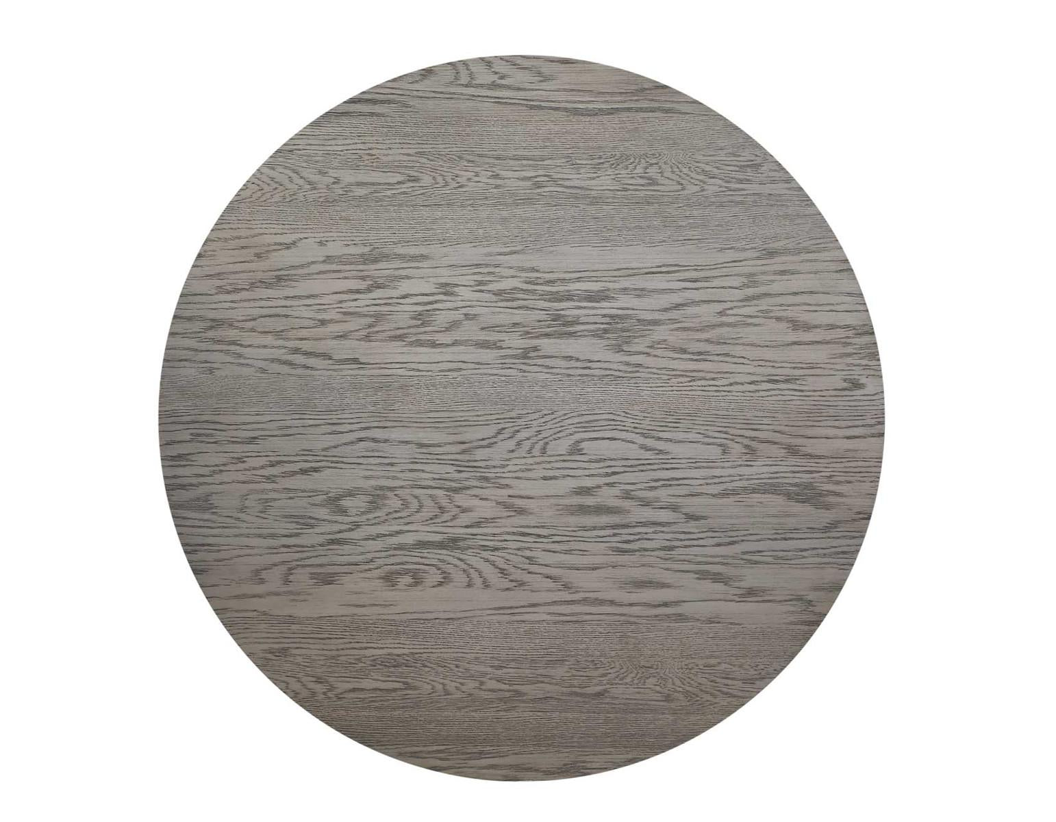 Steve Silver Molly Round Dining Table in Washed Grey Oak - Luxury Home Furniture (MI)