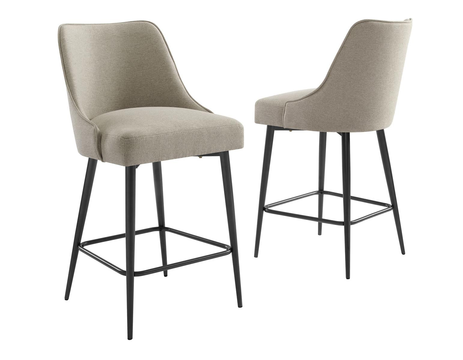 Steve Silver Olson Counter Chair in Caramel (Set of 2)