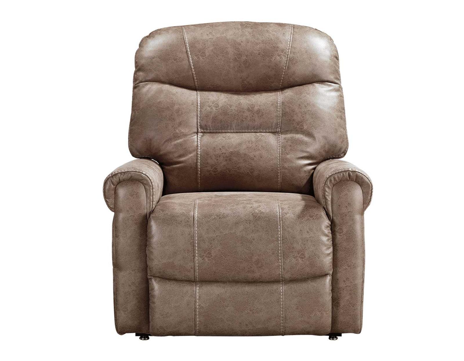 Steve Silver Ottawa Power Lift Chair with Heat and Massage in Camel - Luxury Home Furniture (MI)