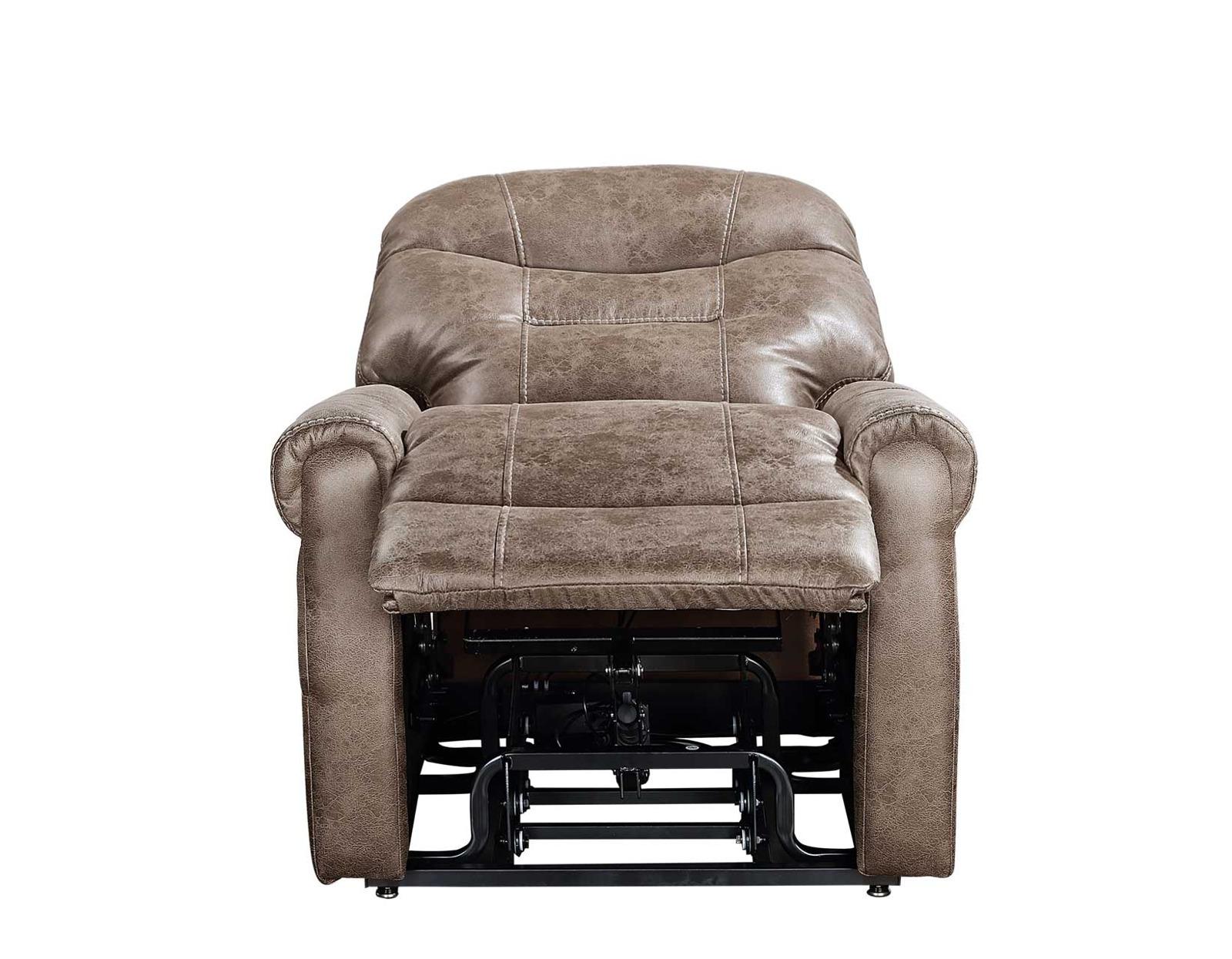 Steve Silver Ottawa Power Lift Chair with Heat and Massage in Camel - Luxury Home Furniture (MI)