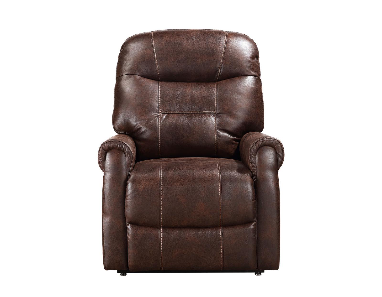 Steve Silver Ottawa Power Lift Chair with Heat and Massage in Walnut - Luxury Home Furniture (MI)