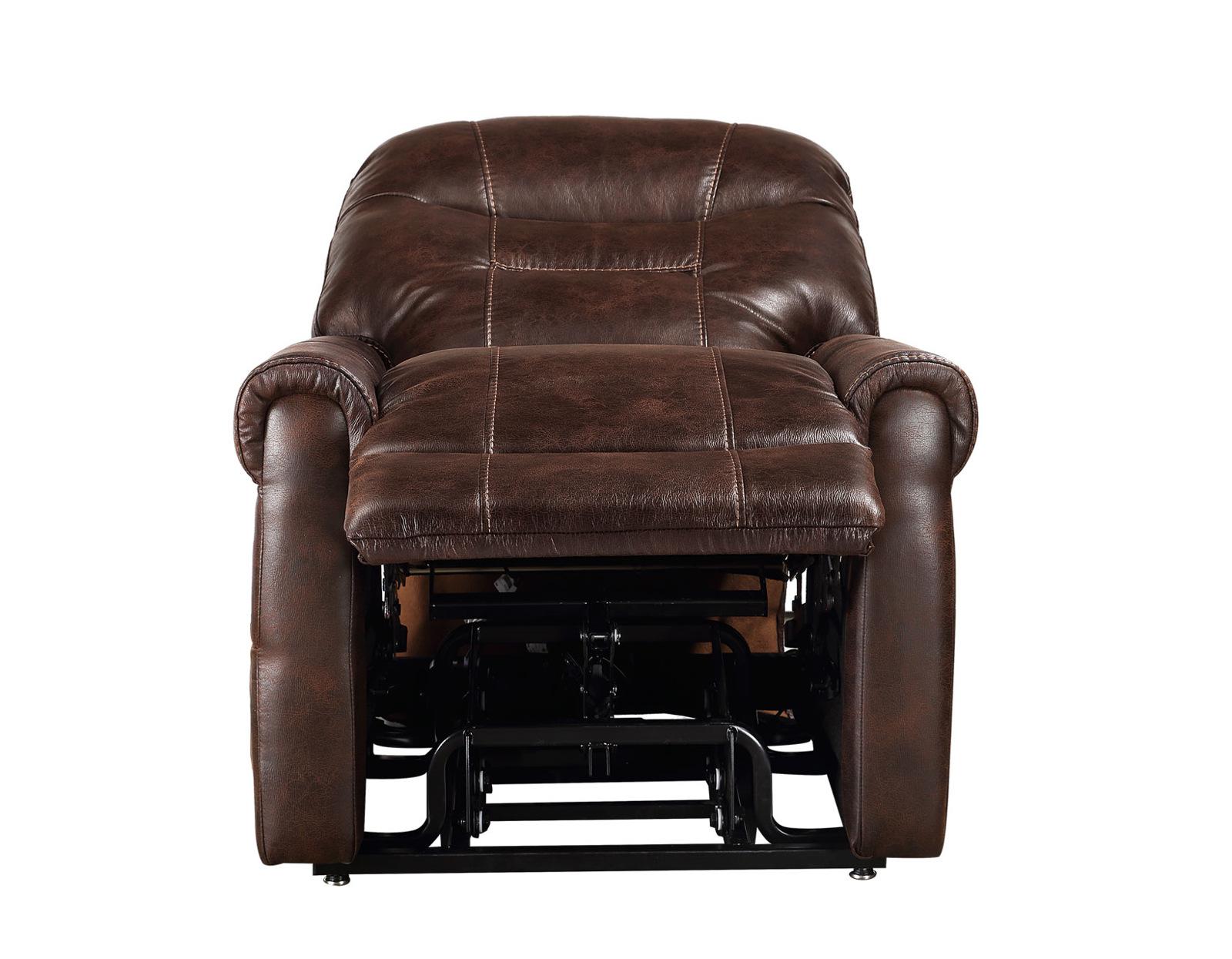 Steve Silver Ottawa Power Lift Chair with Heat and Massage in Walnut - Luxury Home Furniture (MI)