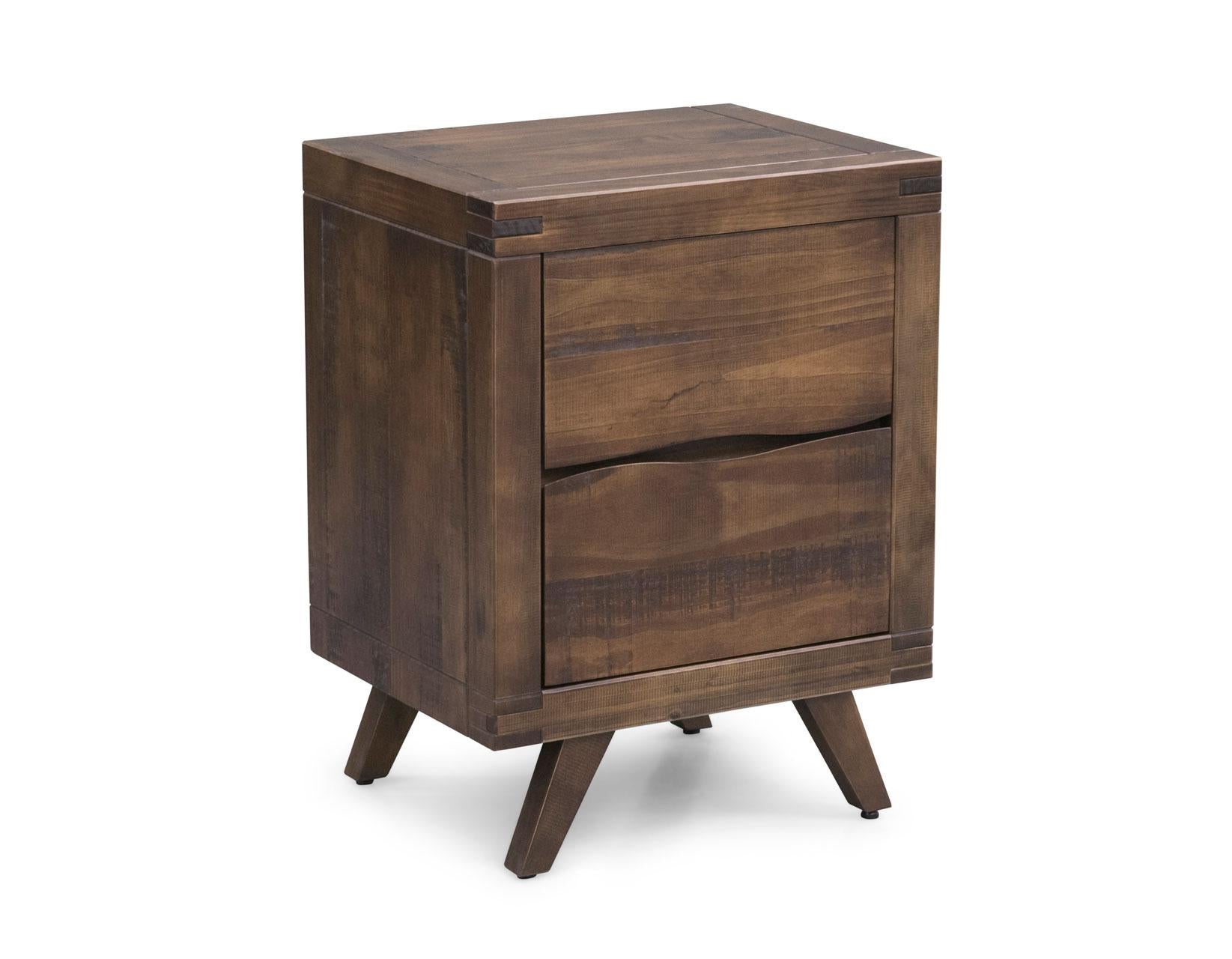 Steve Silver Pasco 2 Drawer Nightstand in Cocoa - Luxury Home Furniture (MI)