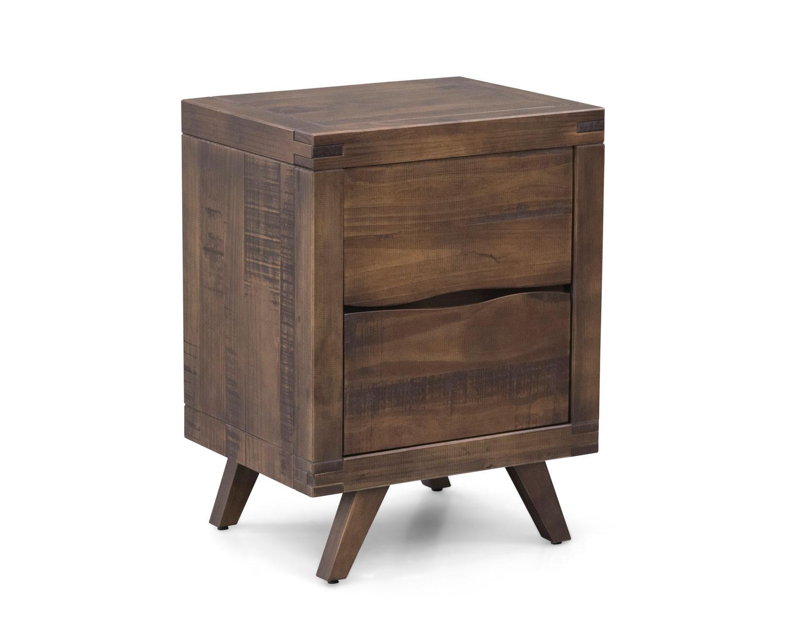 Steve Silver Pasco 2 Drawer Nightstand in Cocoa - Luxury Home Furniture (MI)
