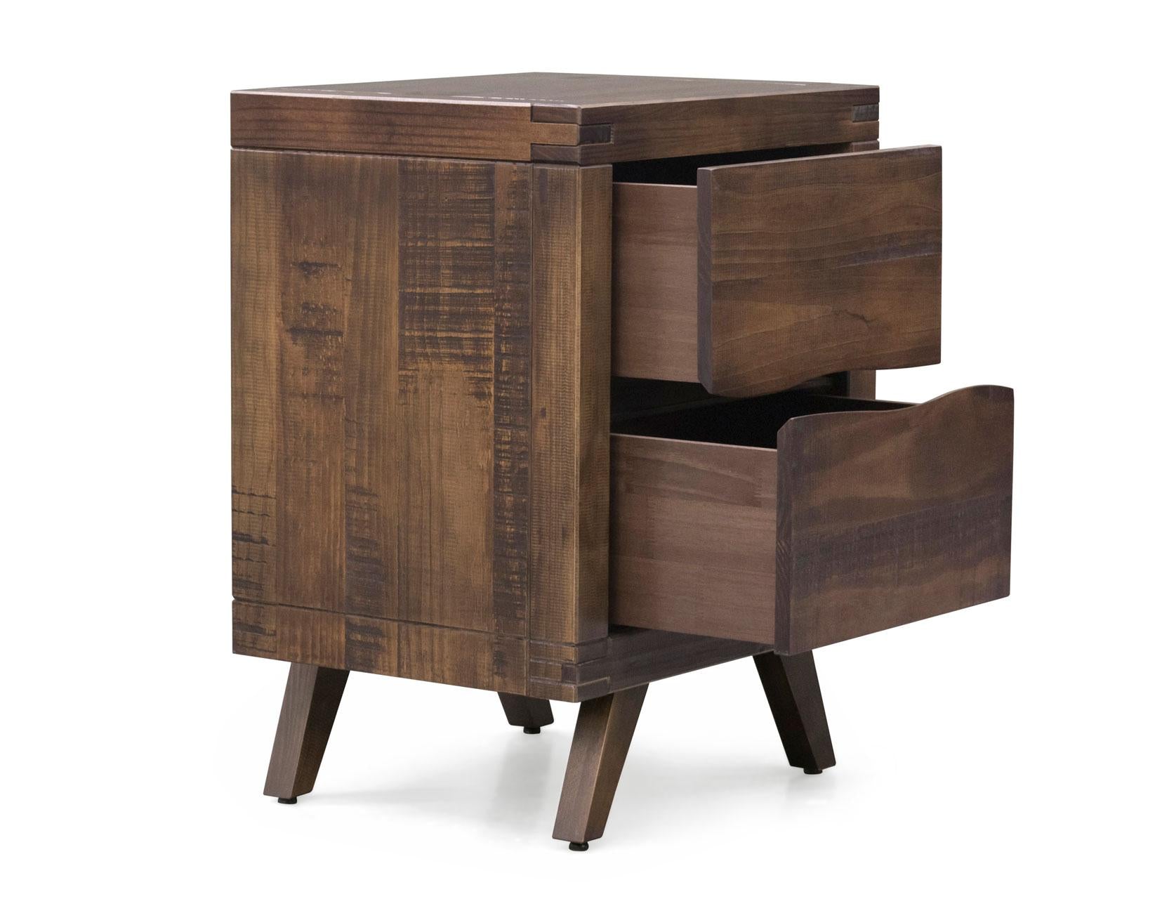 Steve Silver Pasco 2 Drawer Nightstand in Cocoa - Luxury Home Furniture (MI)