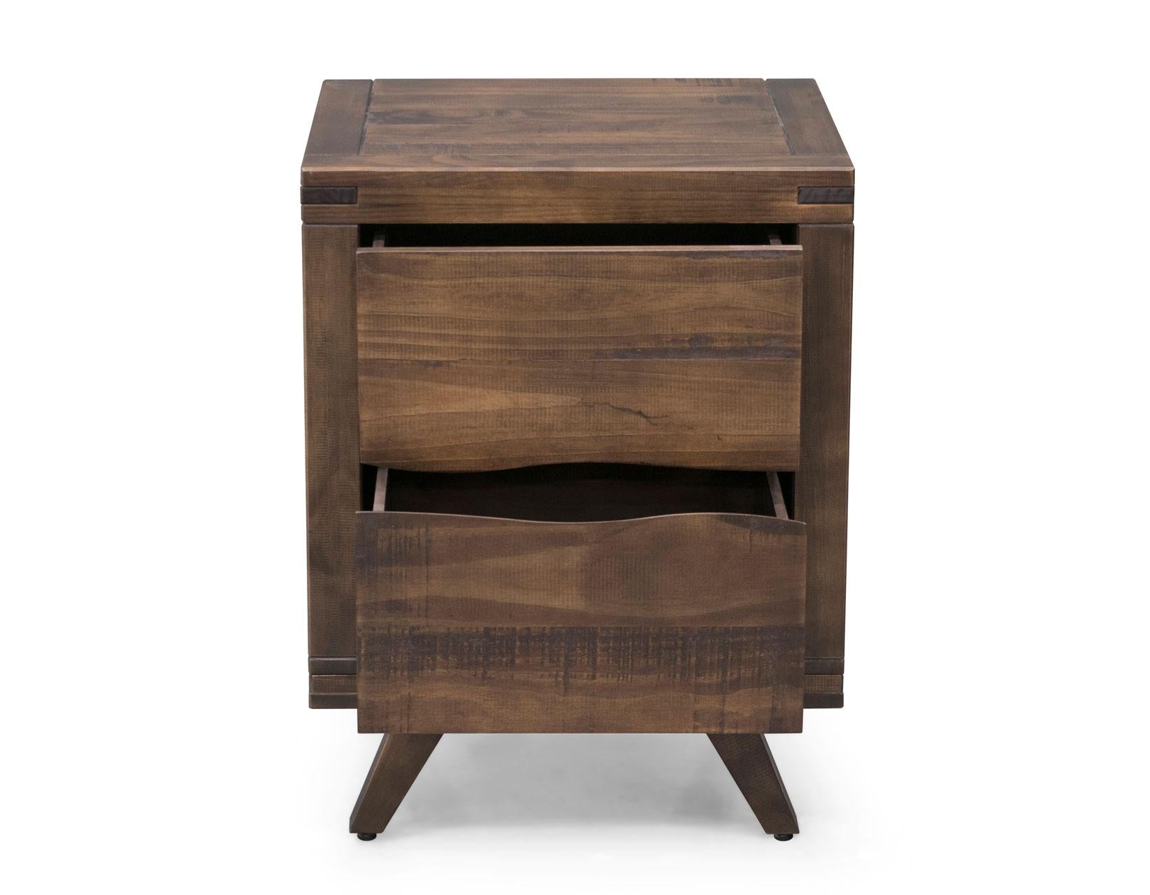 Steve Silver Pasco 2 Drawer Nightstand in Cocoa - Luxury Home Furniture (MI)