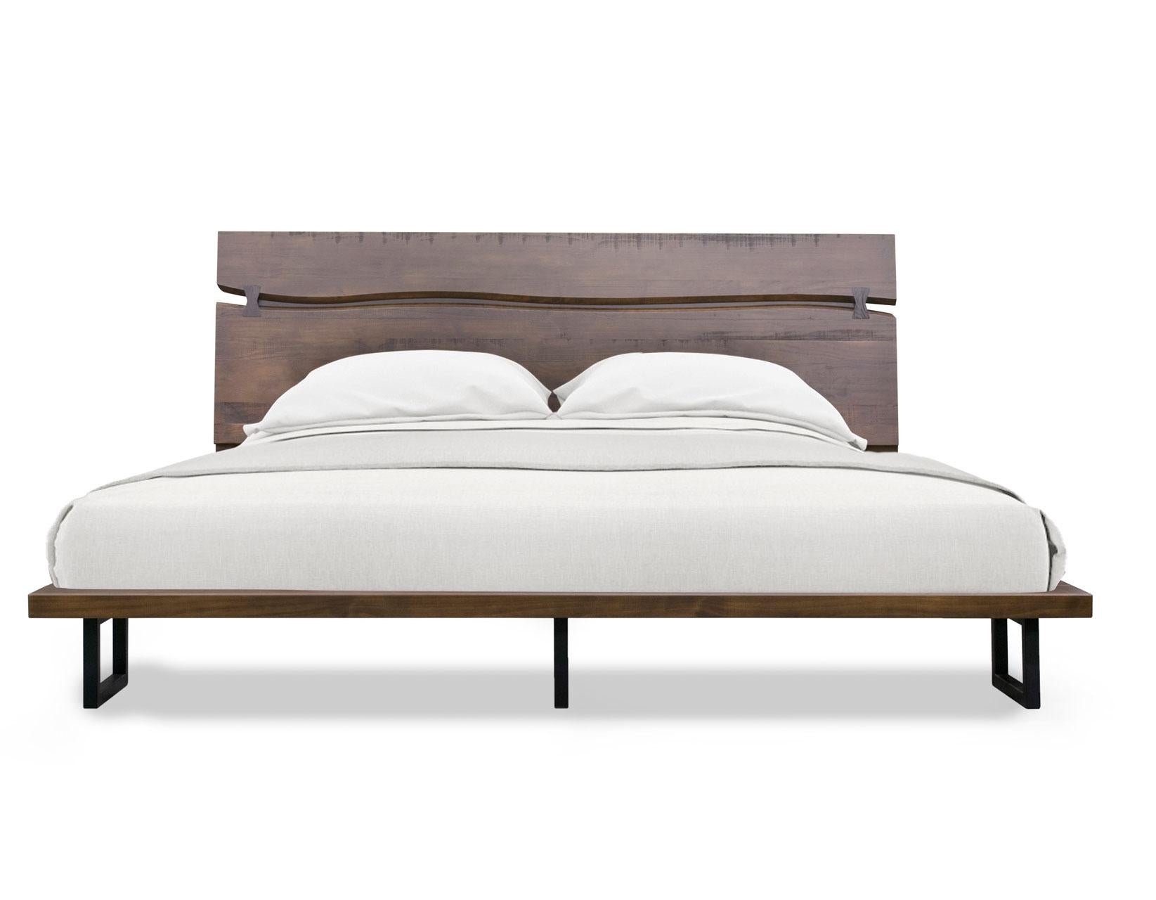 Steve Silver Pasco King Platform Bed in Cocoa - Luxury Home Furniture (MI)