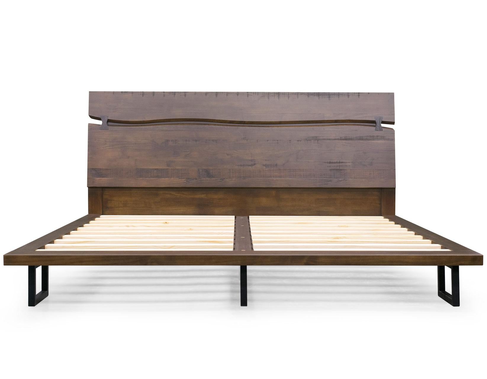 Steve Silver Pasco King Platform Bed in Cocoa - Luxury Home Furniture (MI)