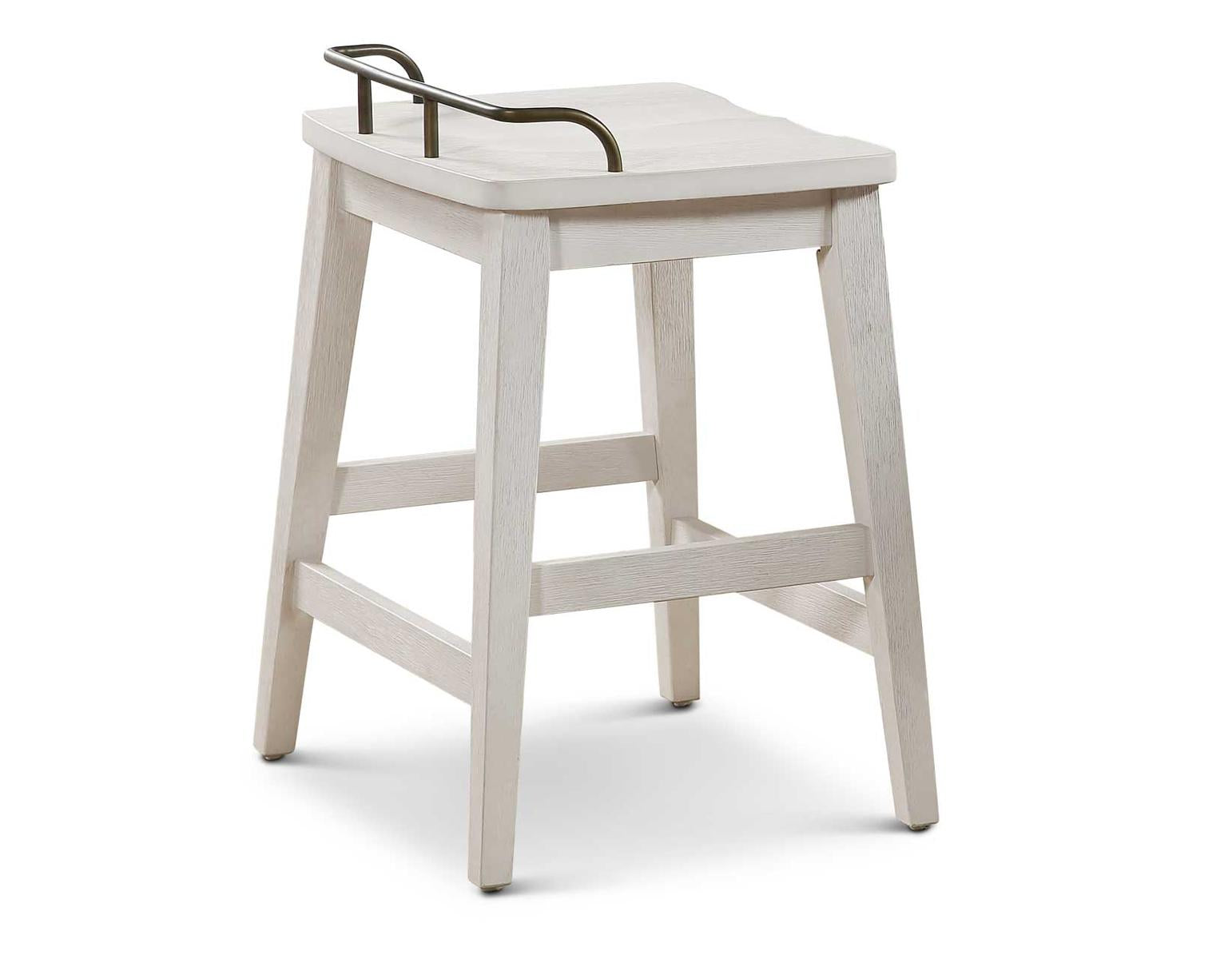 Steve Silver Pendleton Counter Stool in Ivory (Set of 2) - Luxury Home Furniture (MI)