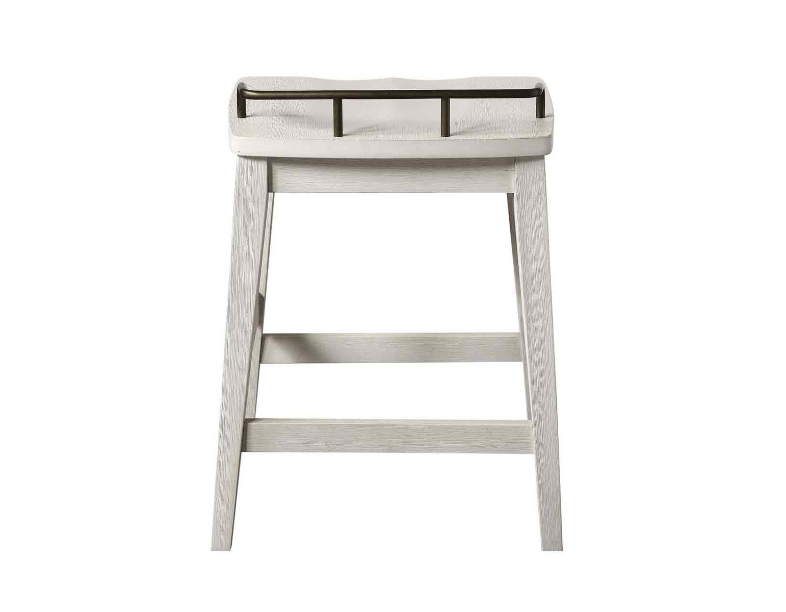 Steve Silver Pendleton Counter Stool in Ivory (Set of 2) - Luxury Home Furniture (MI)