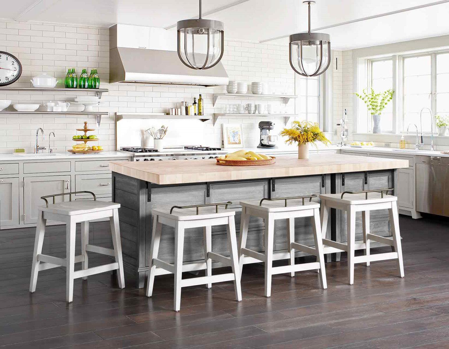 Steve Silver Pendleton Gathering Table in Ivory - Luxury Home Furniture (MI)