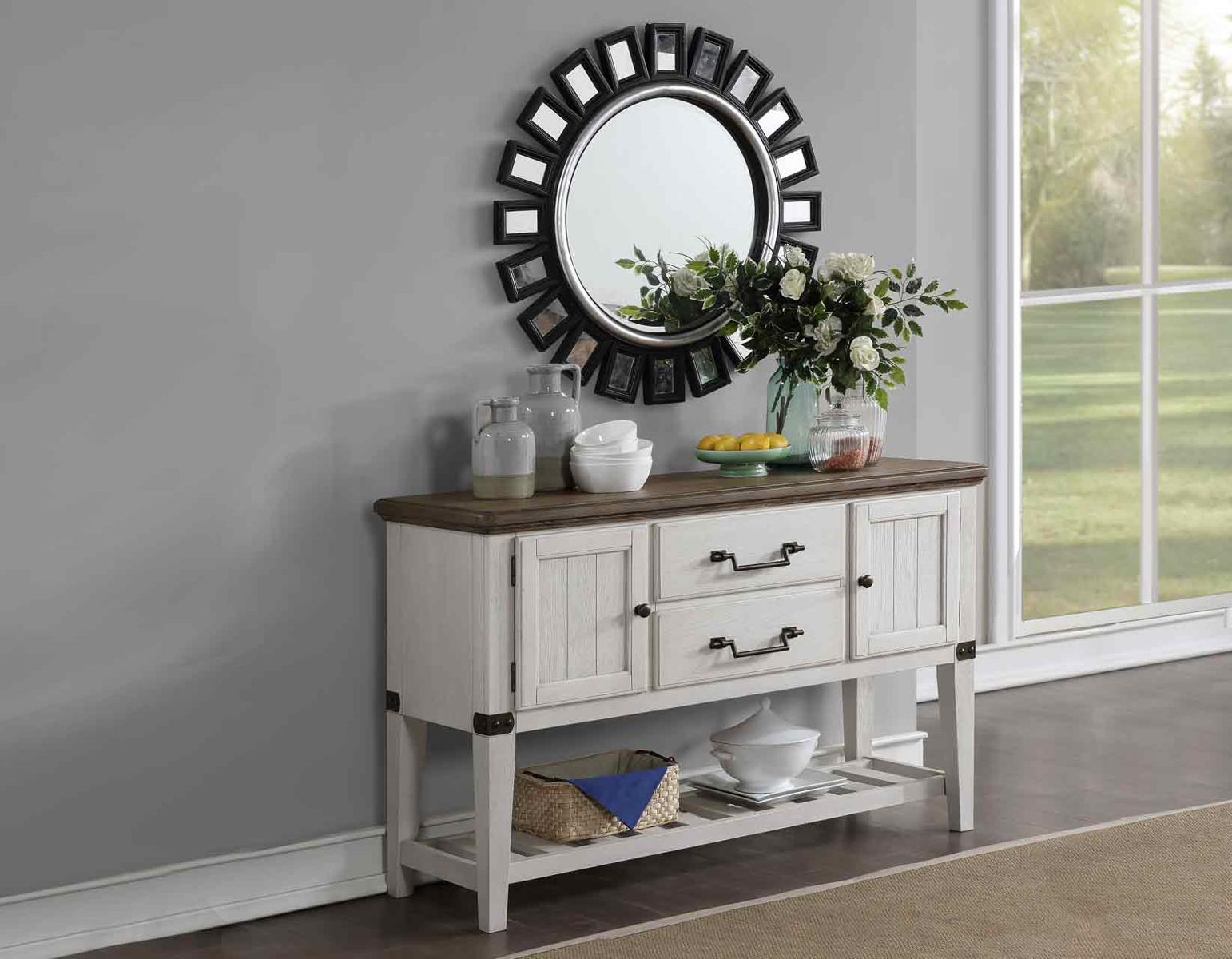 Steve Silver Pendleton Server in Ivory - Luxury Home Furniture (MI)