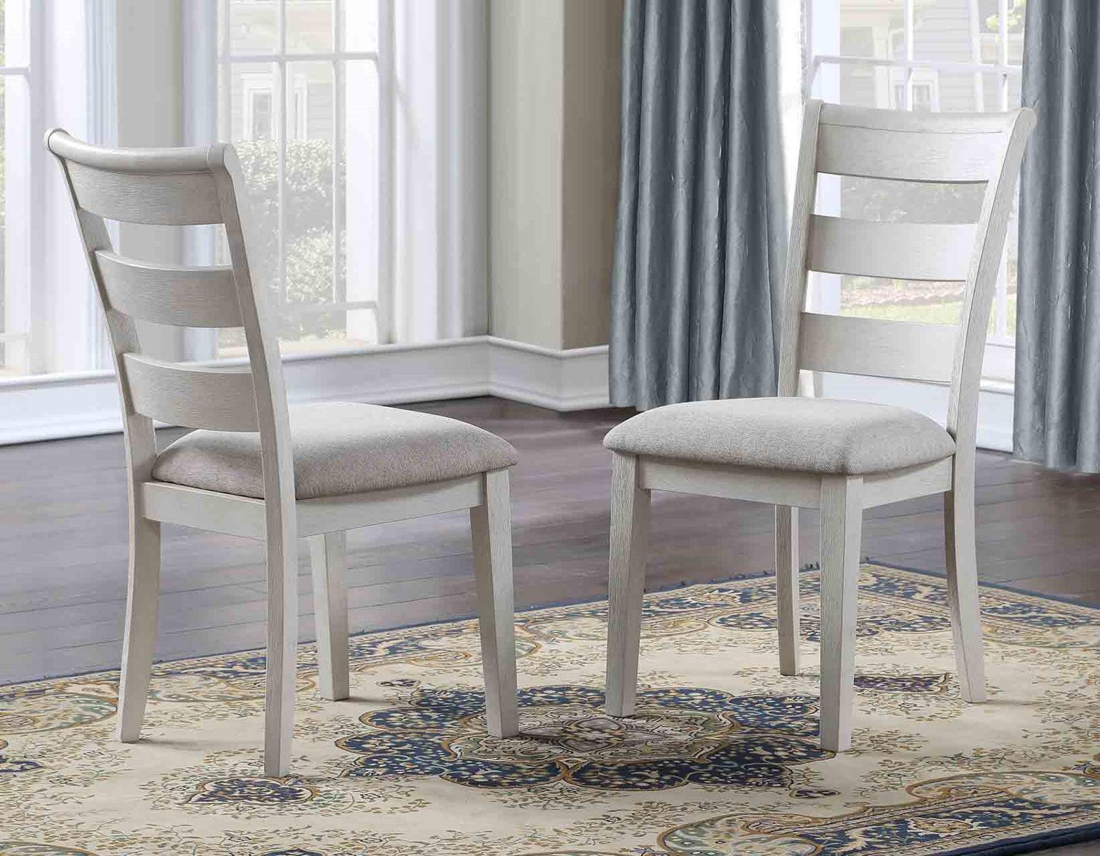 Steve Silver Pendleton Side Chair in Ivory (Set of 2) - Luxury Home Furniture (MI)
