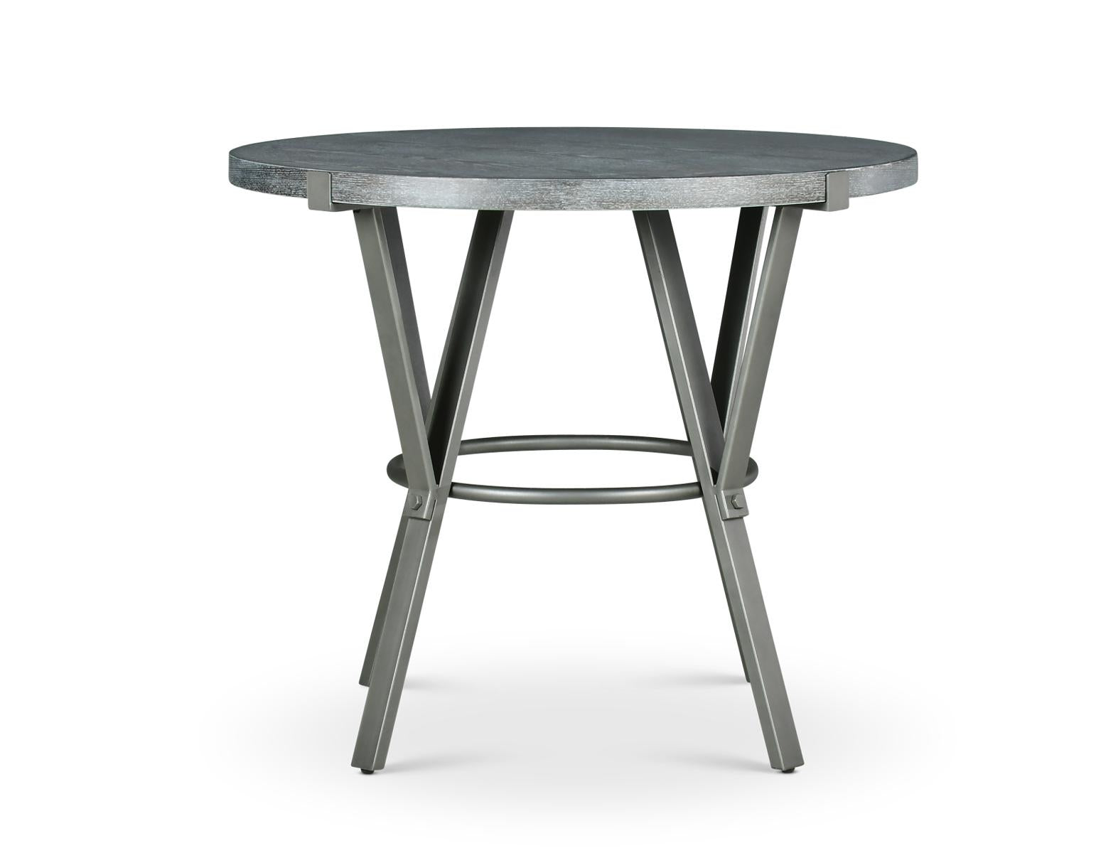 Steve Silver Portland Round Counter Table in Gray - Luxury Home Furniture (MI)
