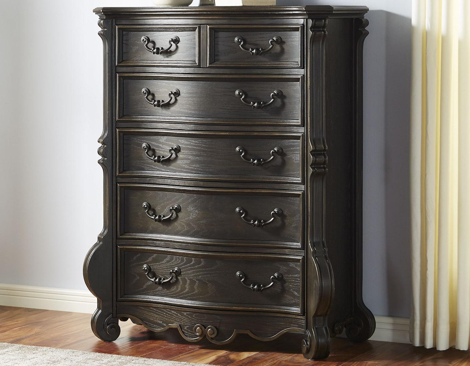 Steve Silver Rhapsody 6 Drawer Chest in Molasses - Luxury Home Furniture (MI)