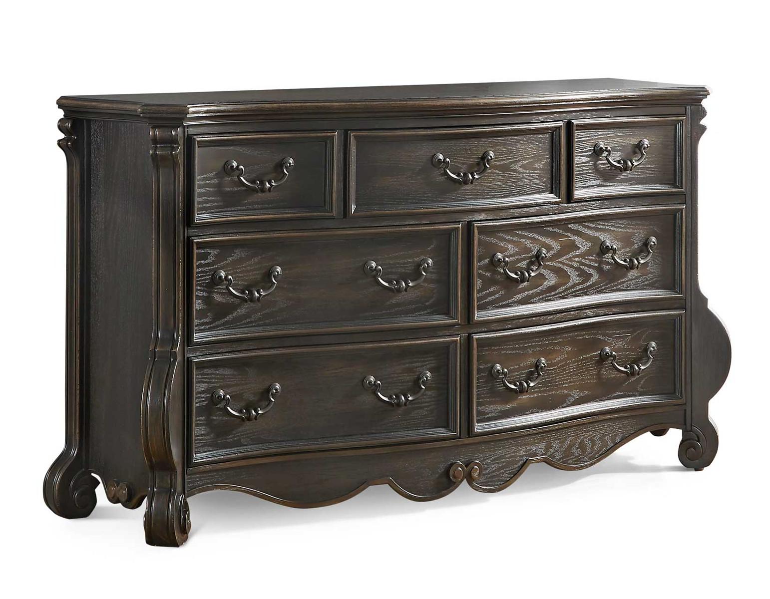 Steve Silver Rhapsody 7 Drawer Dresser in Molasses - Luxury Home Furniture (MI)
