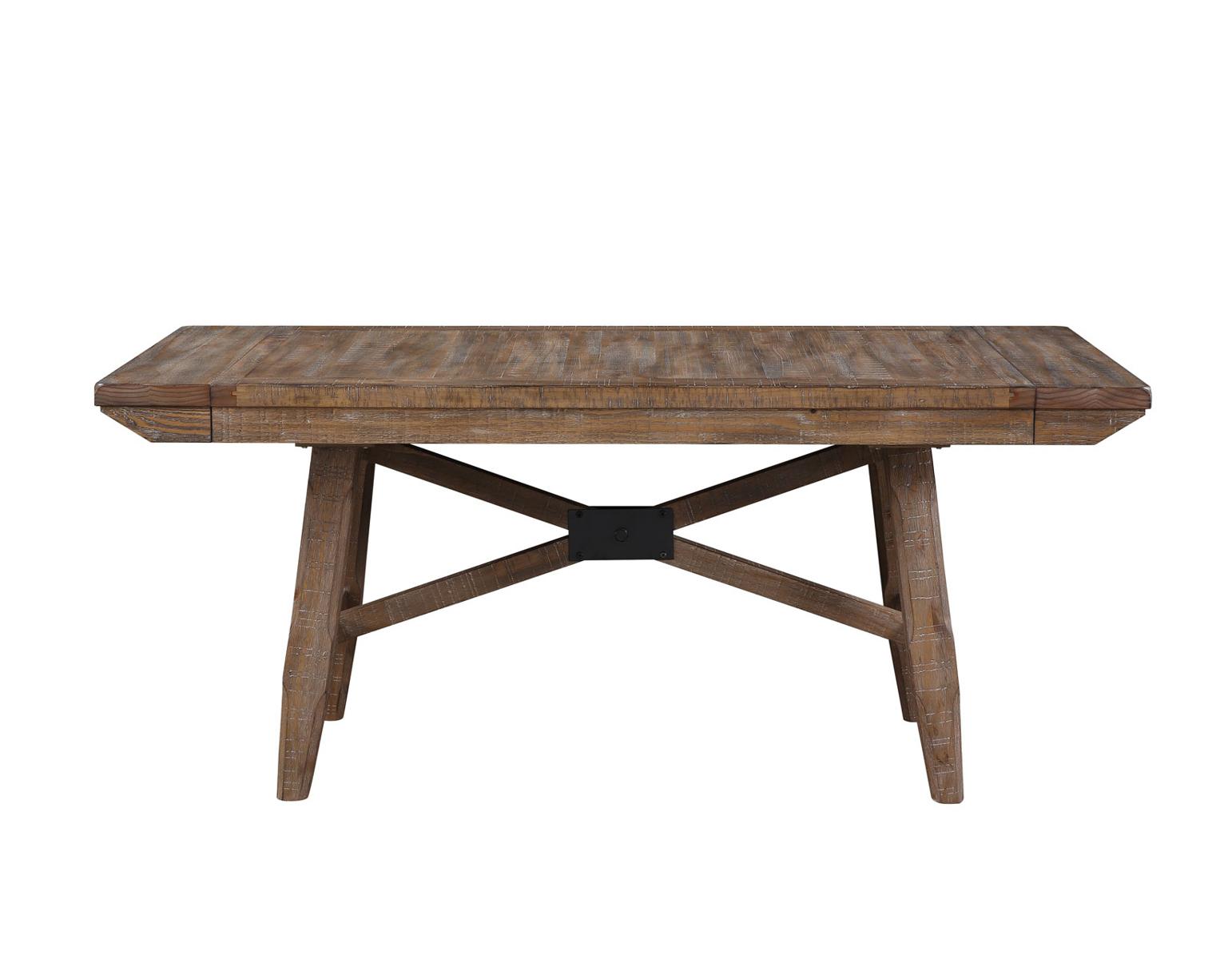 Steve Silver Riverdale Dining Table in Driftwood - Luxury Home Furniture (MI)