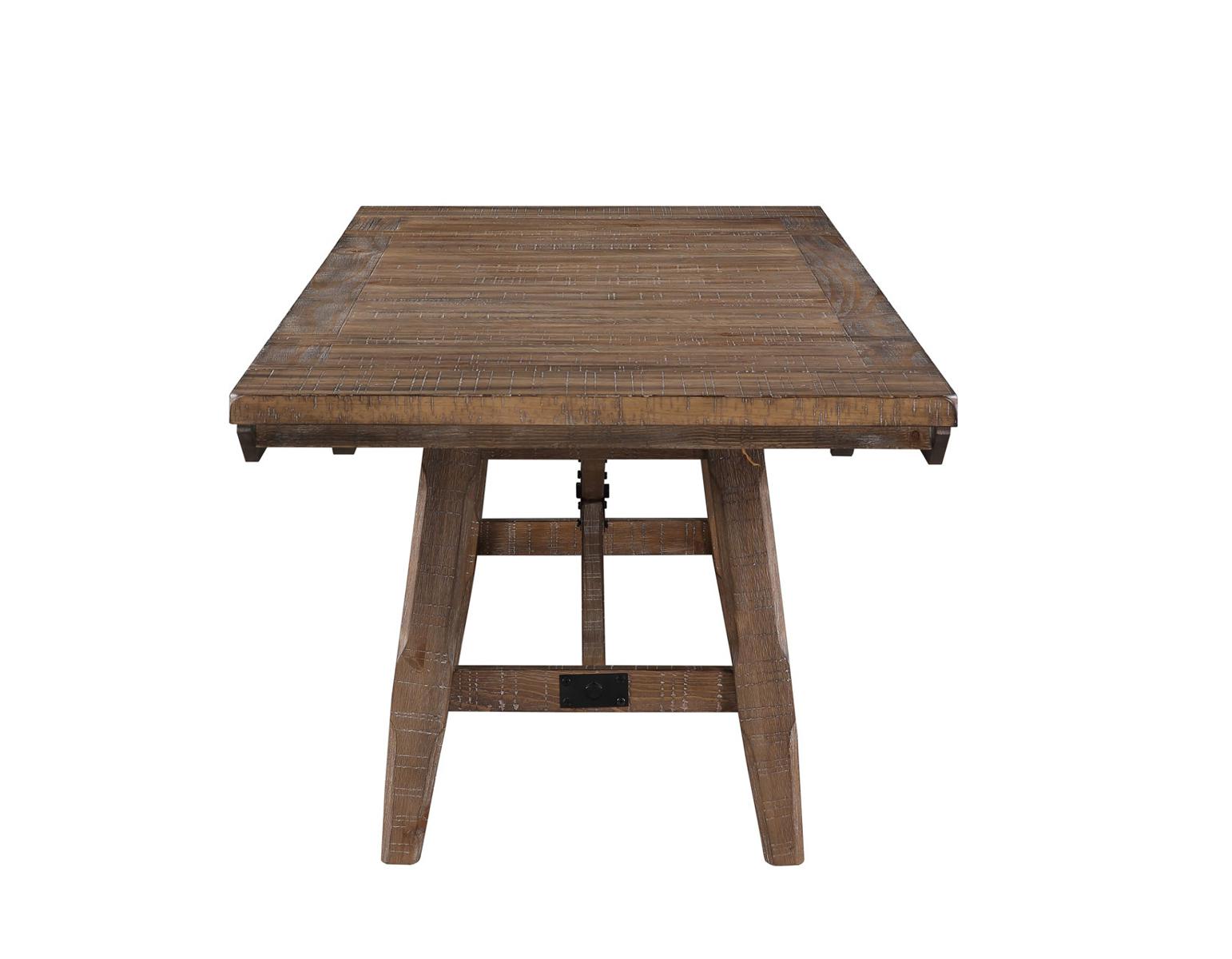 Steve Silver Riverdale Dining Table in Driftwood - Luxury Home Furniture (MI)