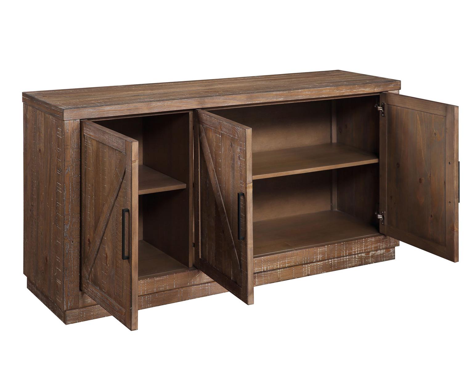 Steve Silver Riverdale Server in Driftwood - Luxury Home Furniture (MI)