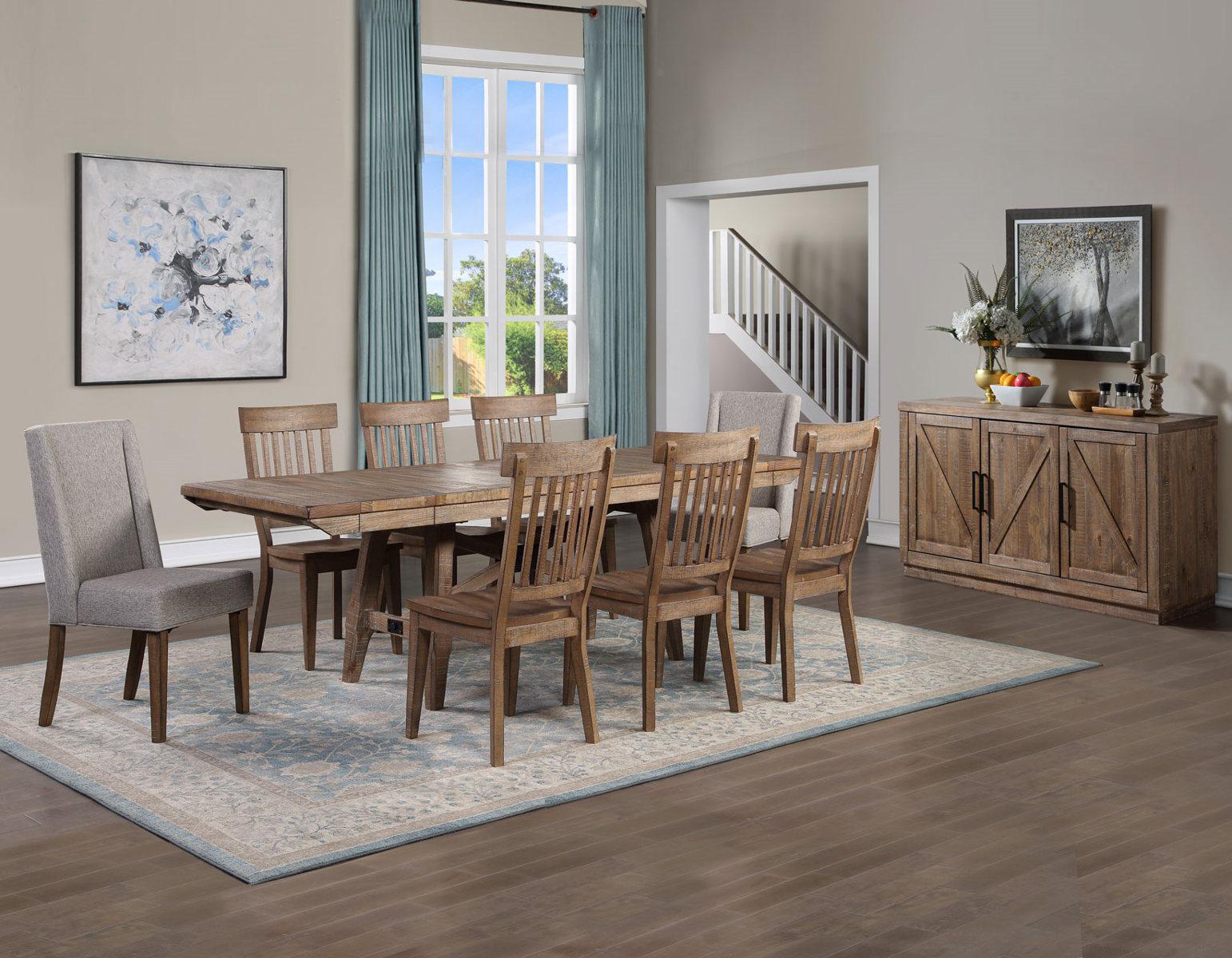 Steve Silver Riverdale Server in Driftwood - Luxury Home Furniture (MI)
