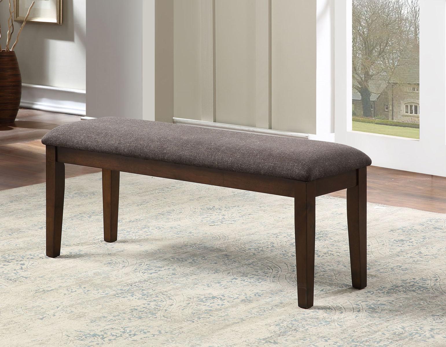 Steve Silver Stratford Bench in Walnut - Luxury Home Furniture (MI)