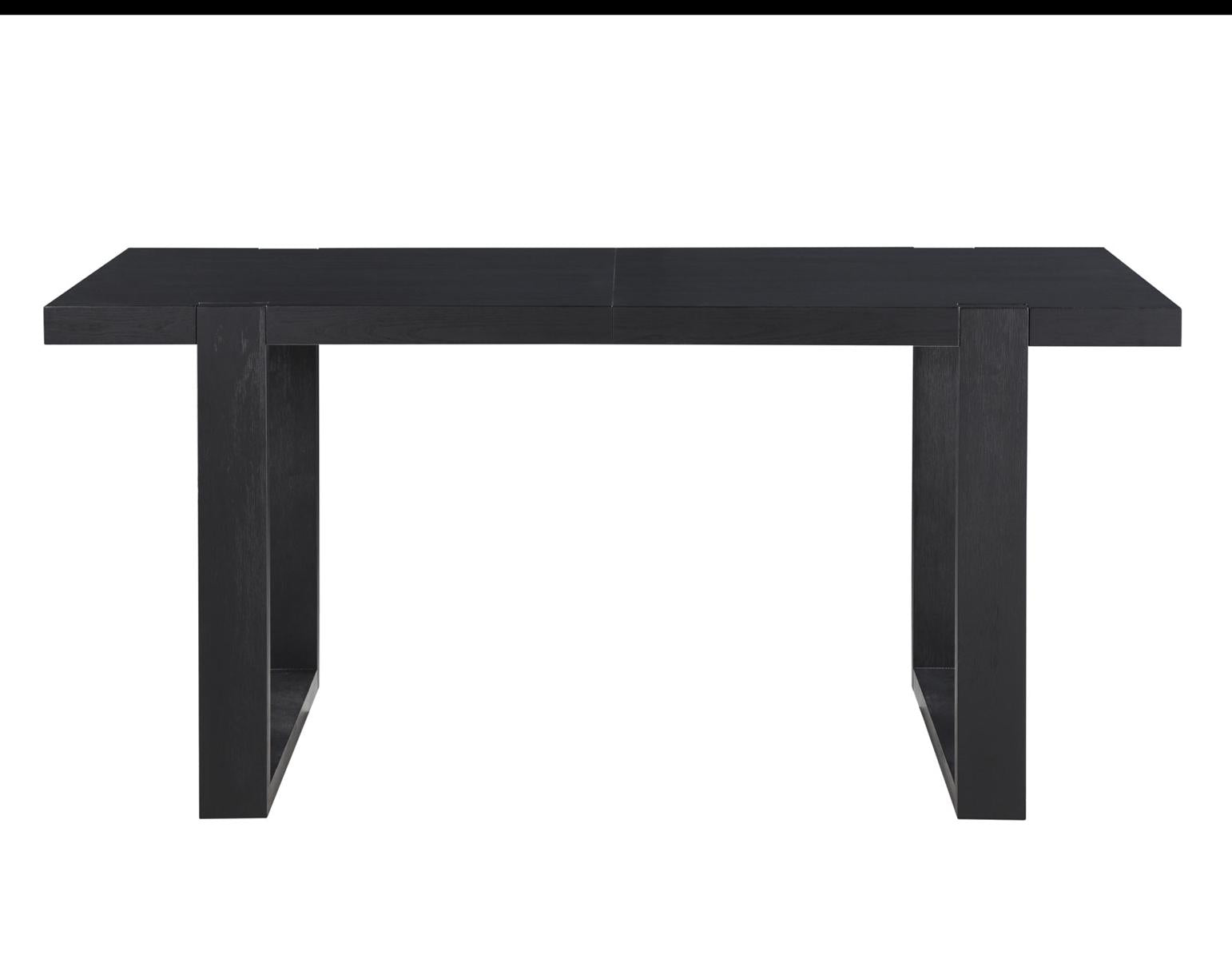 Steve Silver Yves Dining Table in Rubbed Charcoal - Luxury Home Furniture (MI)