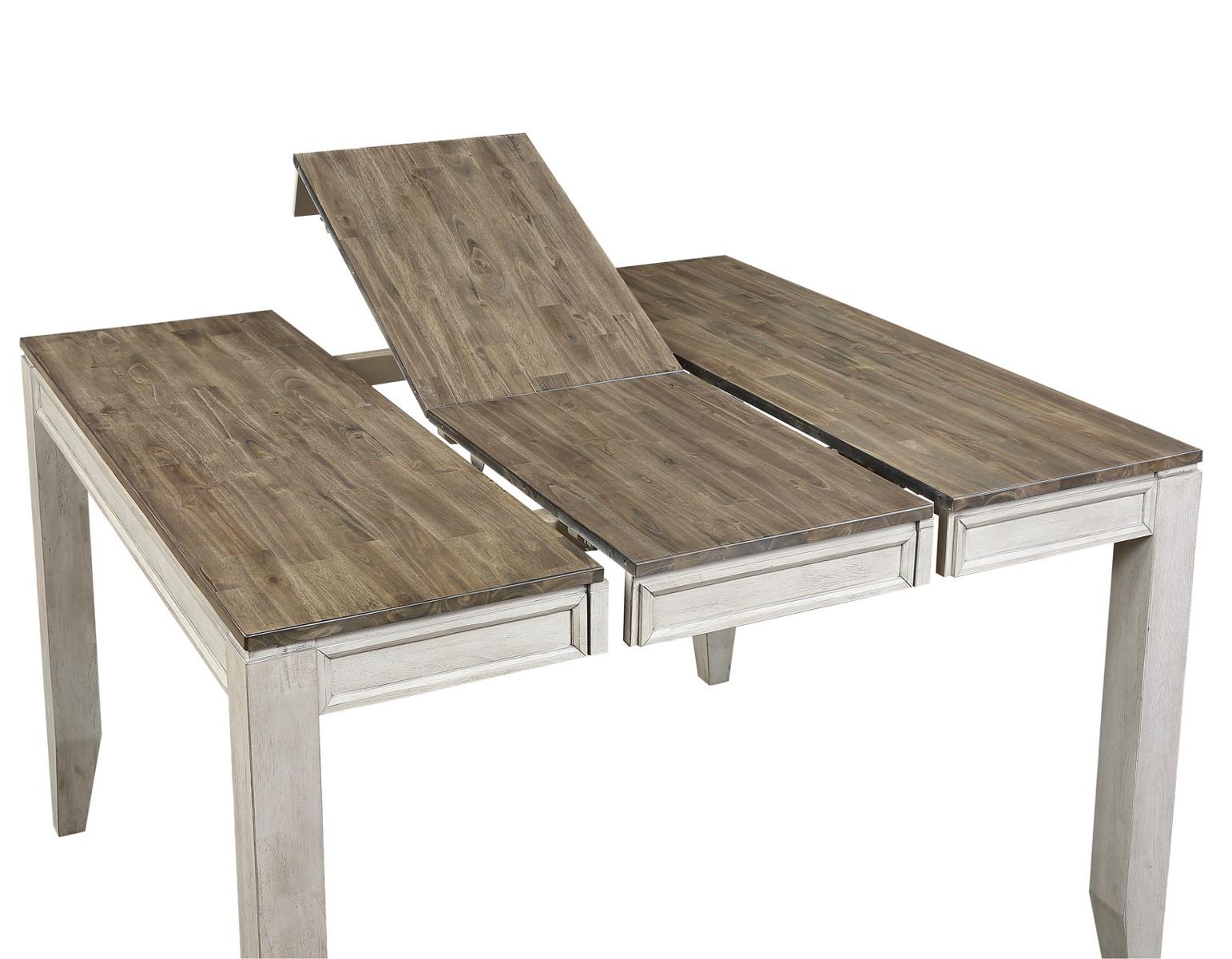 Steve Silver Abacus Butterfly Leaf Counter Table in Smoky Alabaster - Luxury Home Furniture (MI)