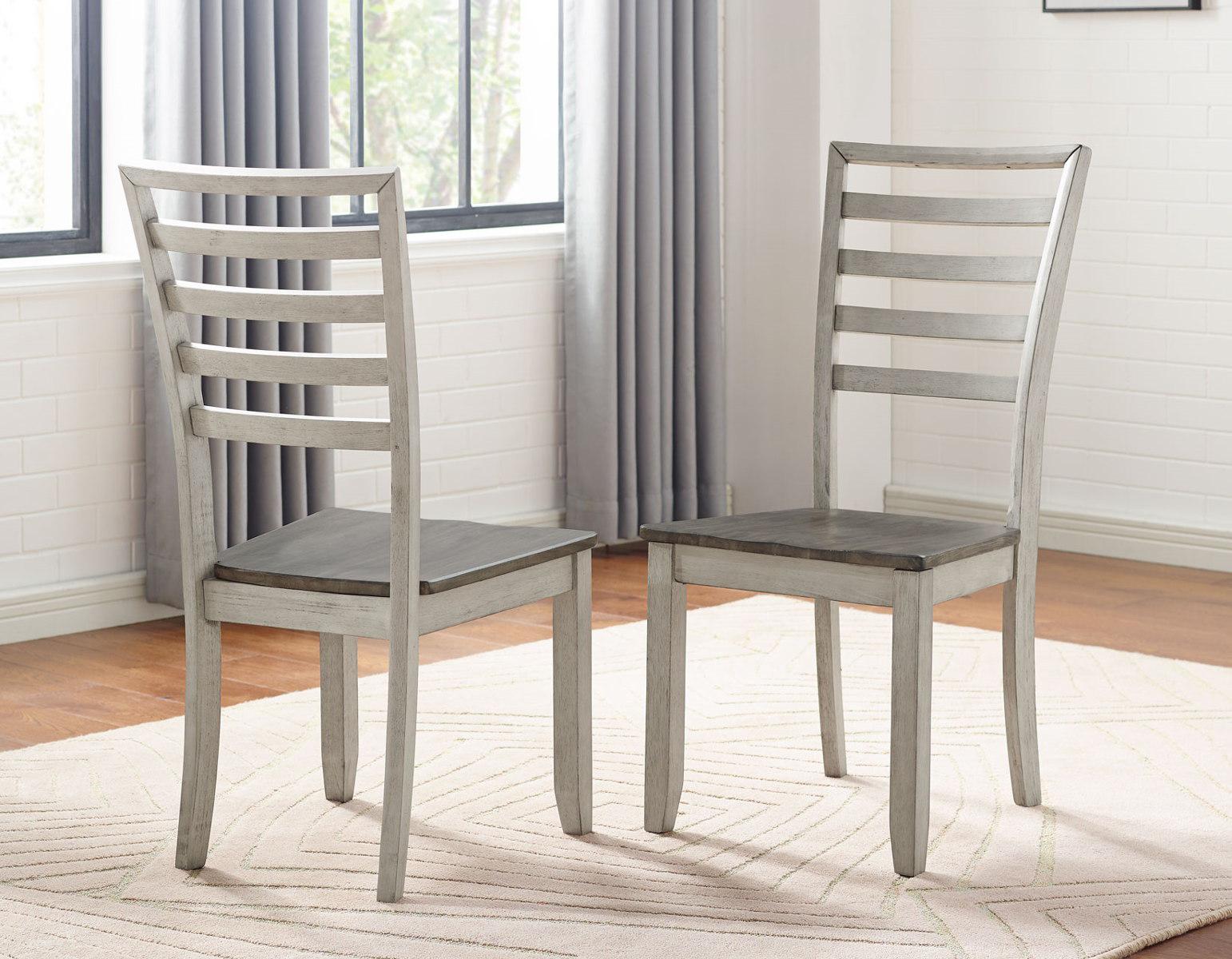 Steve Silver Abacus Side Chair in Smoky Alabaster (Set of 2) - Luxury Home Furniture (MI)
