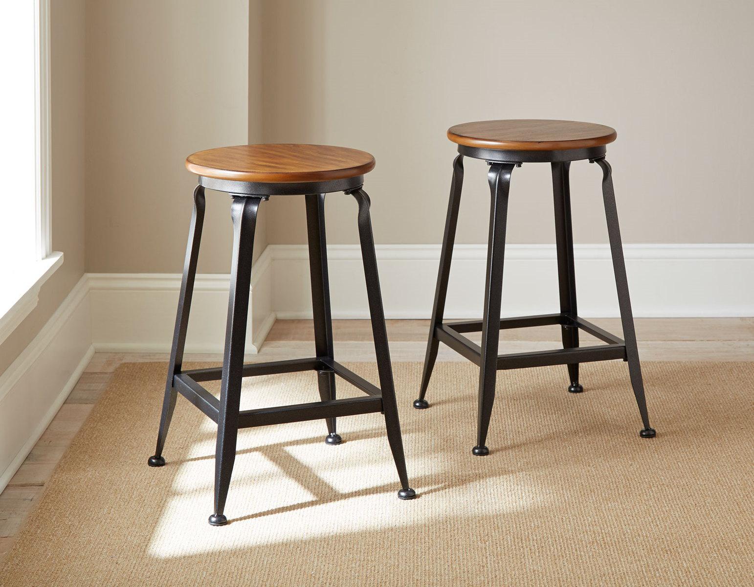 Steve Silver Adele Counter Stool in Brown (Set of 2) - Luxury Home Furniture (MI)
