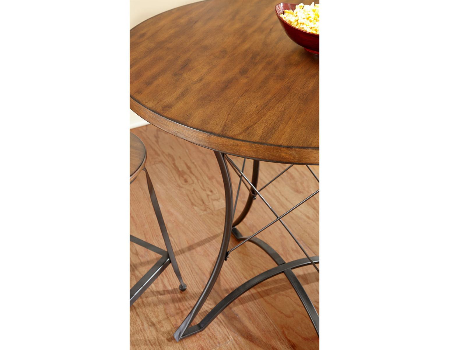 Steve Silver Adele Round Counter Table in Warm Honey - Luxury Home Furniture (MI)