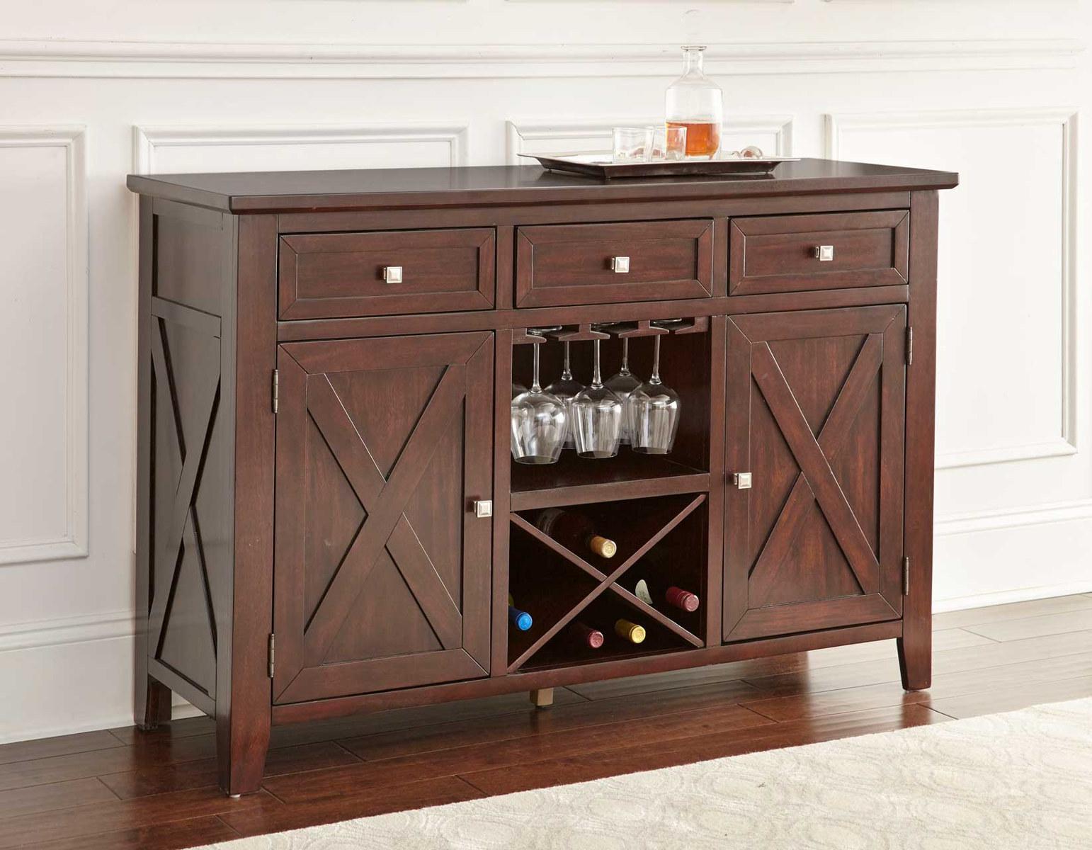 Steve Silver Adrian Server in Espresso Cherry - Luxury Home Furniture (MI)