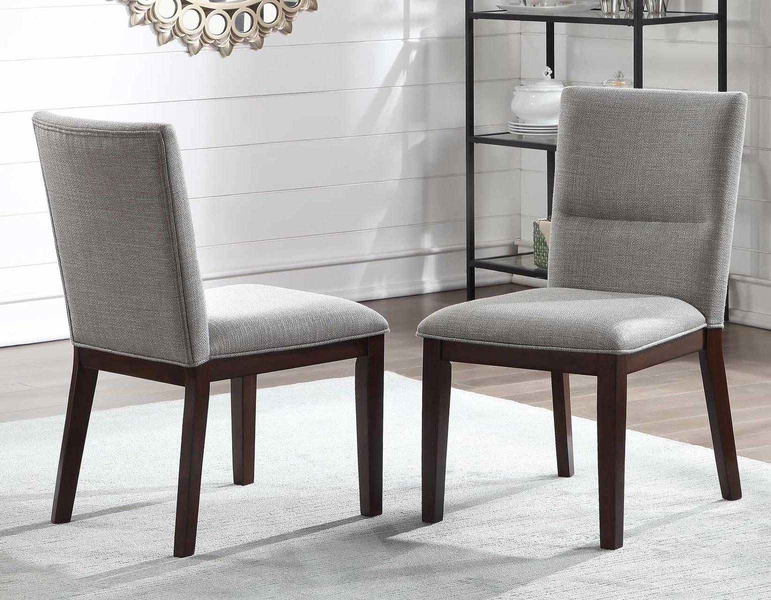 Steve Silver Amalie Side Chair in Walnut (Set of 2) - Luxury Home Furniture (MI)