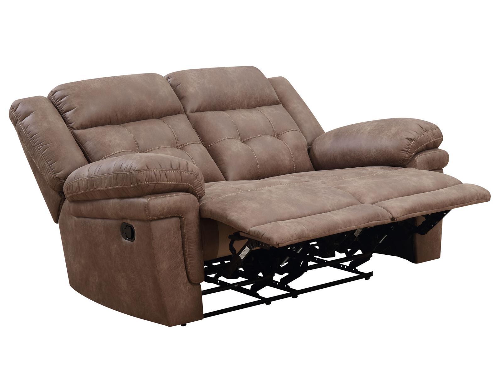 Steve Silver Anastasia Manual Reclining Loveseat in Cocoa - Luxury Home Furniture (MI)