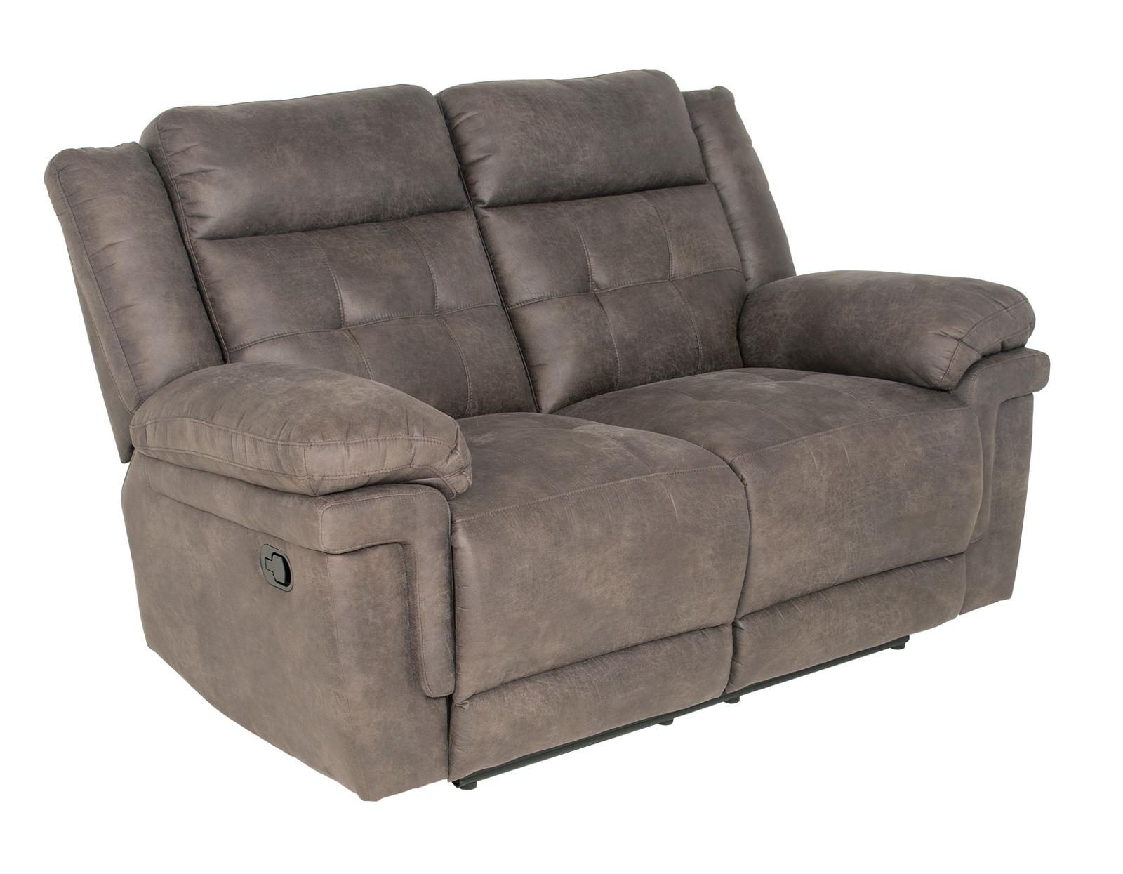 Steve Silver Anastasia Manual Reclining Loveseat in Grey - Luxury Home Furniture (MI)