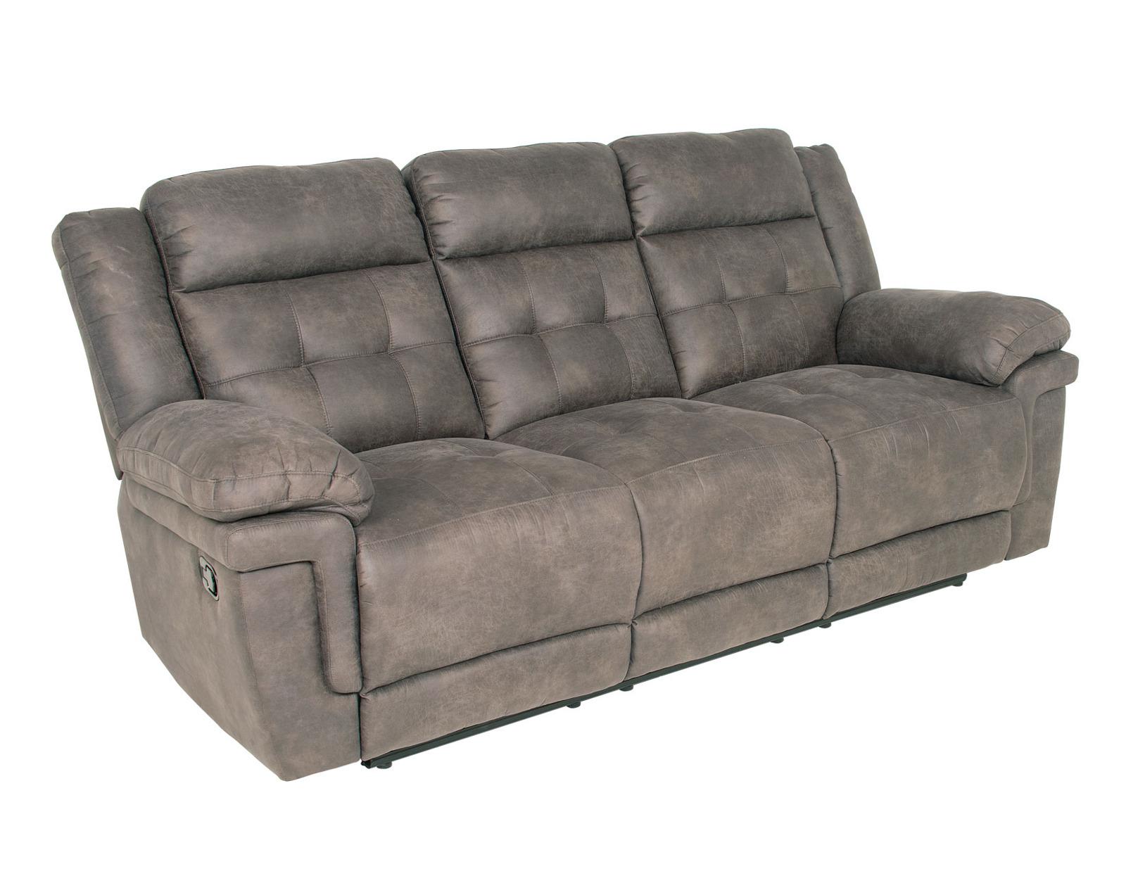 Steve Silver Anastasia Manual Reclining Sofa in Grey - Luxury Home Furniture (MI)