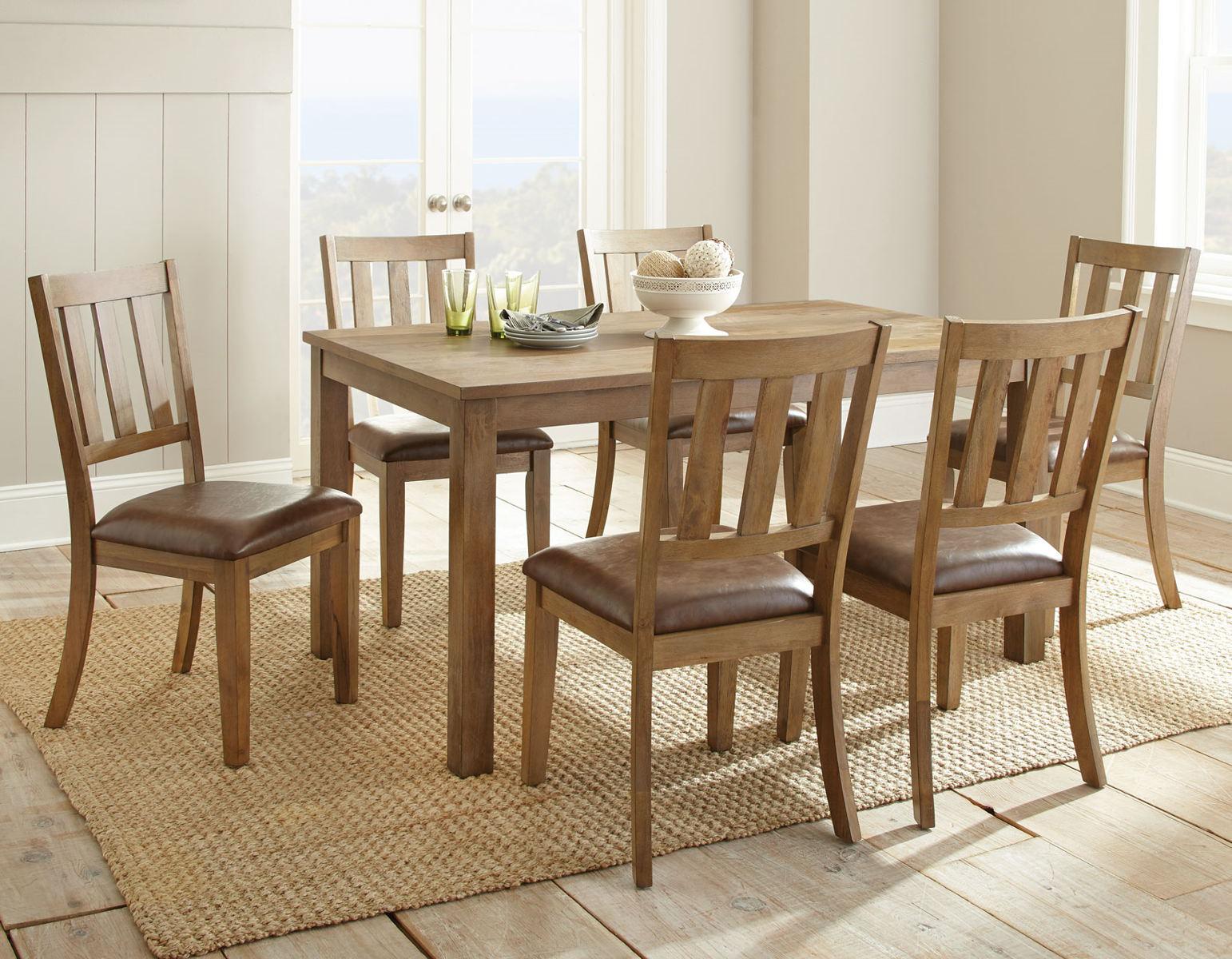 Steve Silver Ander Side Chair in Natural Honey (Set of 2) - Luxury Home Furniture (MI)