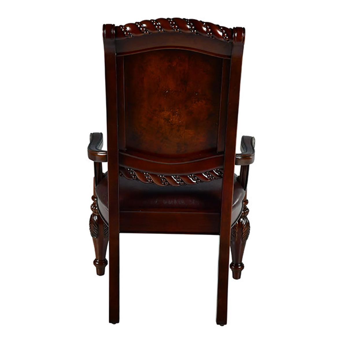 Steve Silver Antoinette Arm Chair (Set of 2) in Rich Cherry - Luxury Home Furniture (MI)