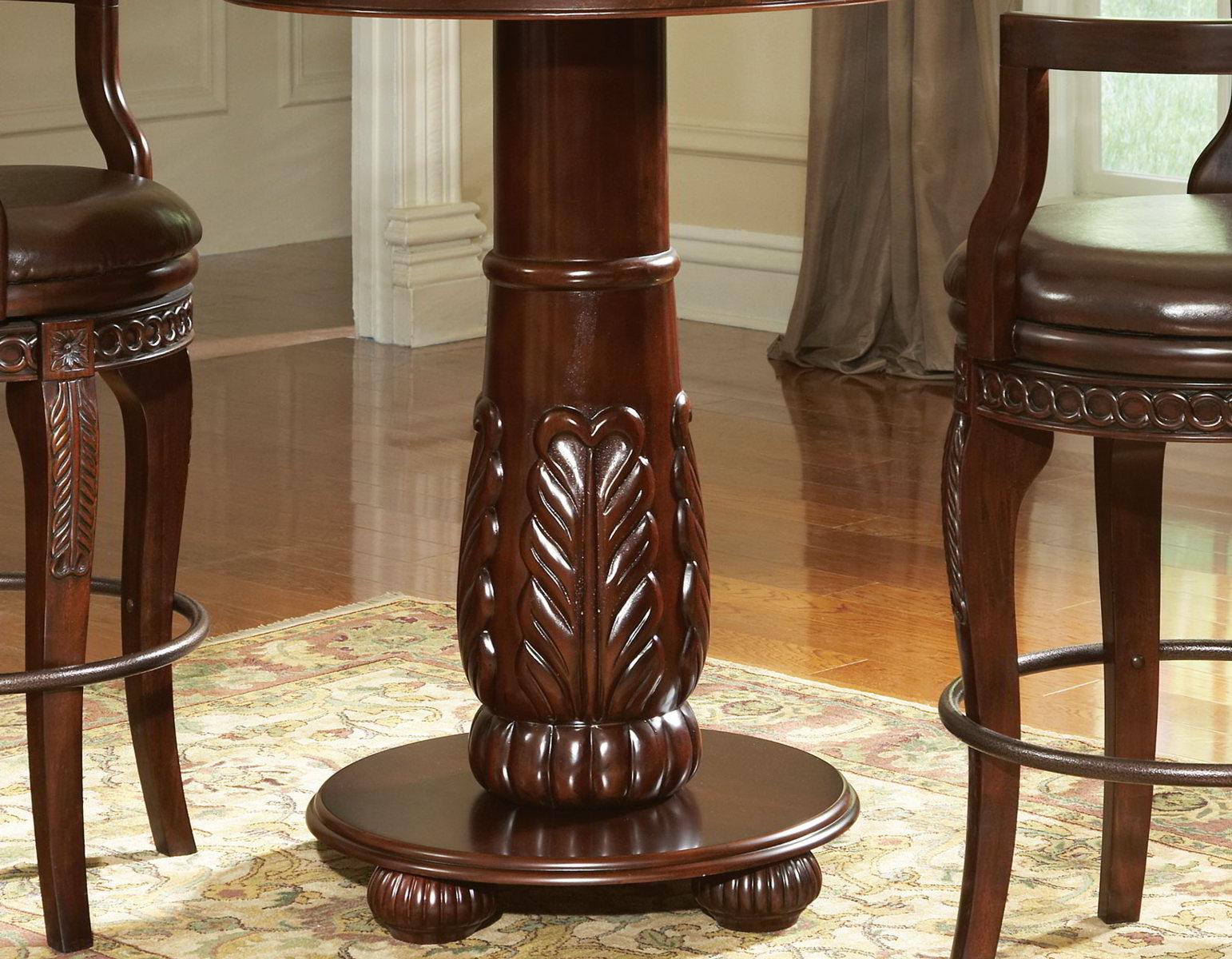 Steve Silver Antoinette Pub Table in Brown Cherry - Luxury Home Furniture (MI)
