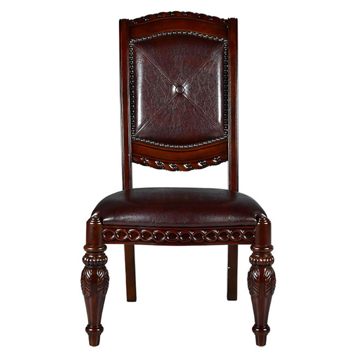 Steve Silver Antoinette Side Chair (Set of 2) in Rich Cherry - Luxury Home Furniture (MI)